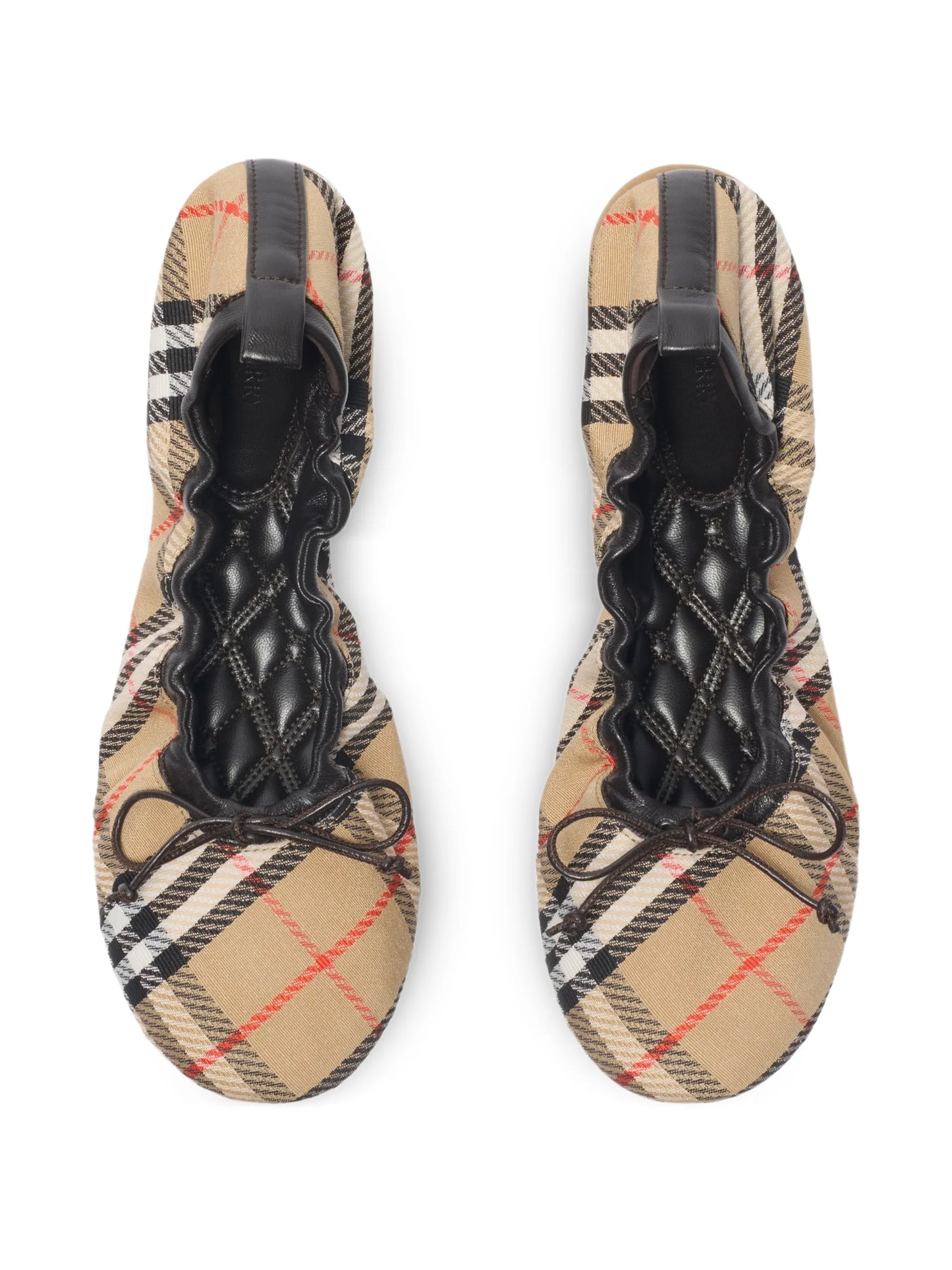 Check Fawn ballerinas