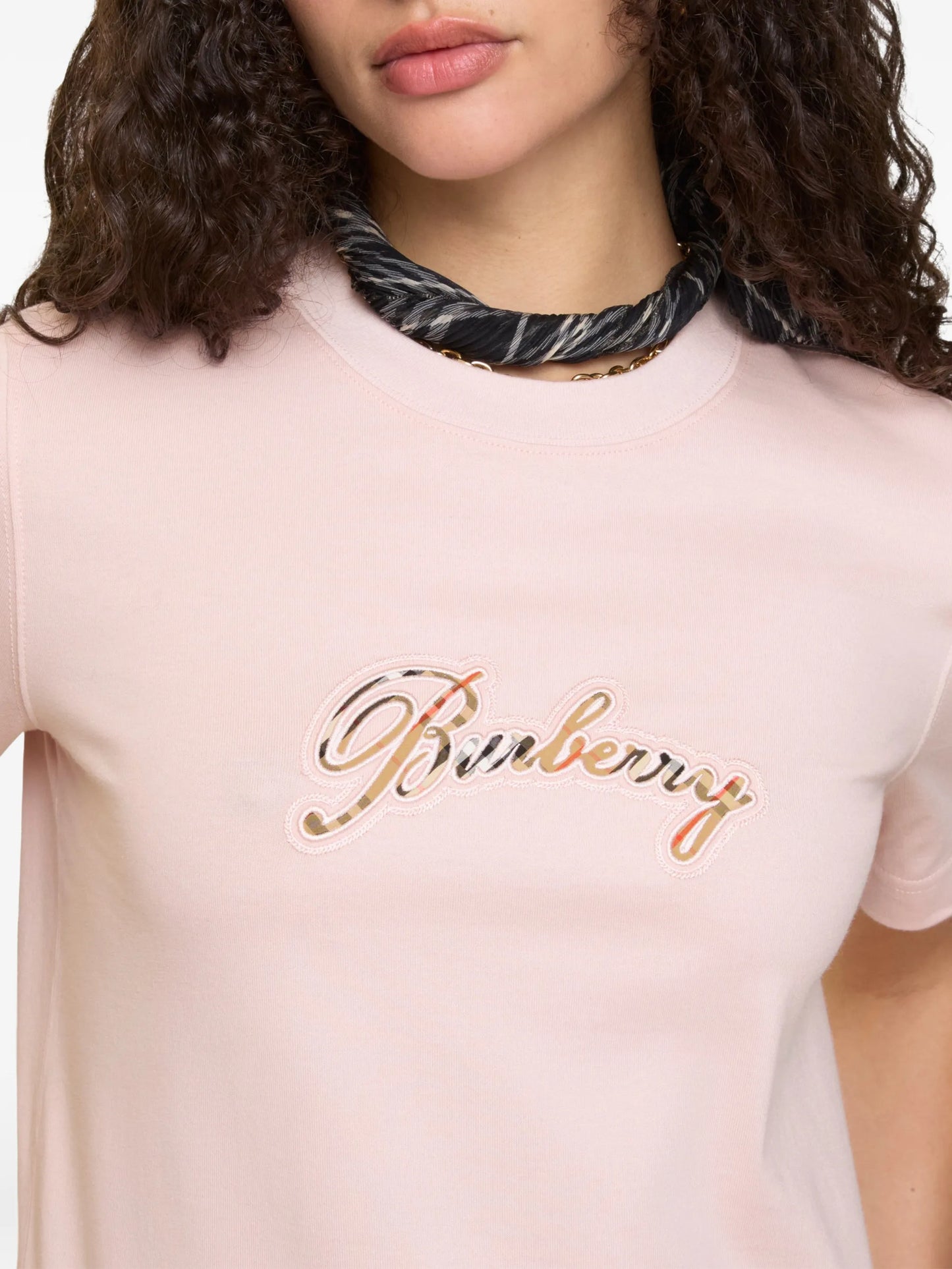 cursive logo cotton t-shirt