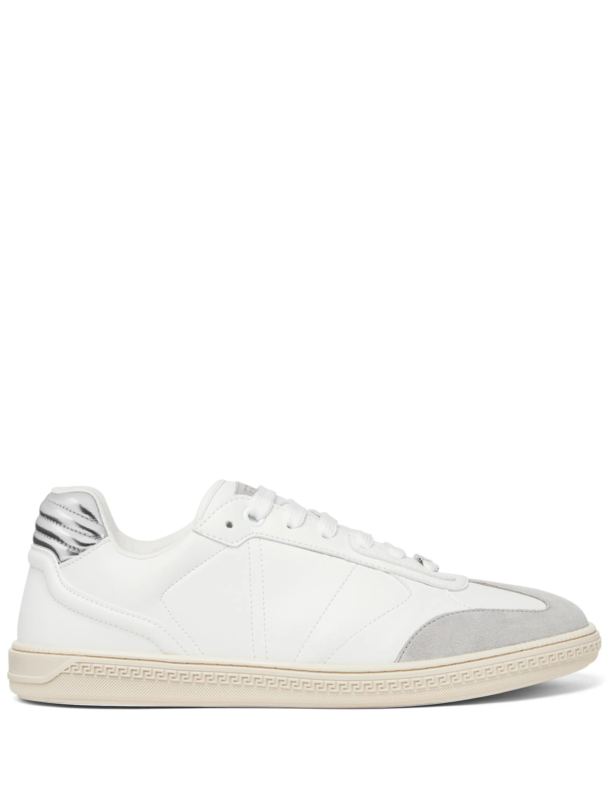 Greca-motif panelled sneakers