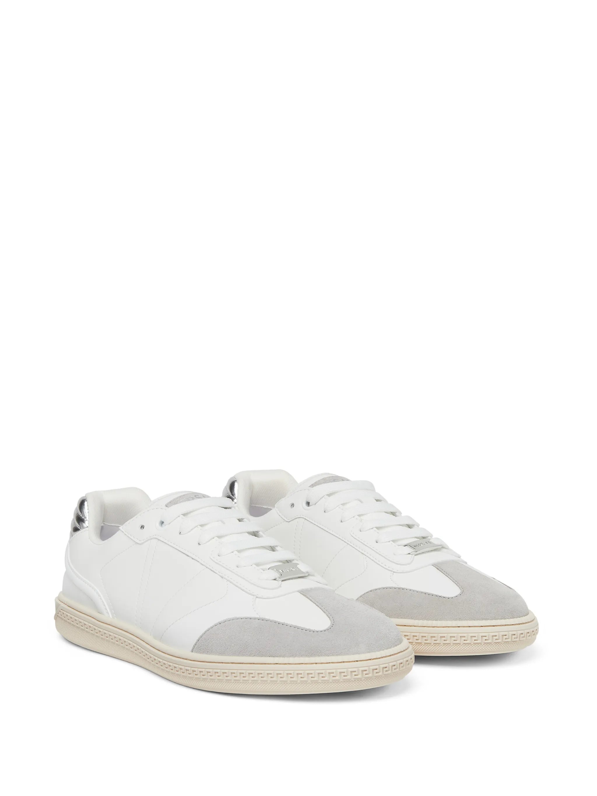 Greca-motif panelled sneakers