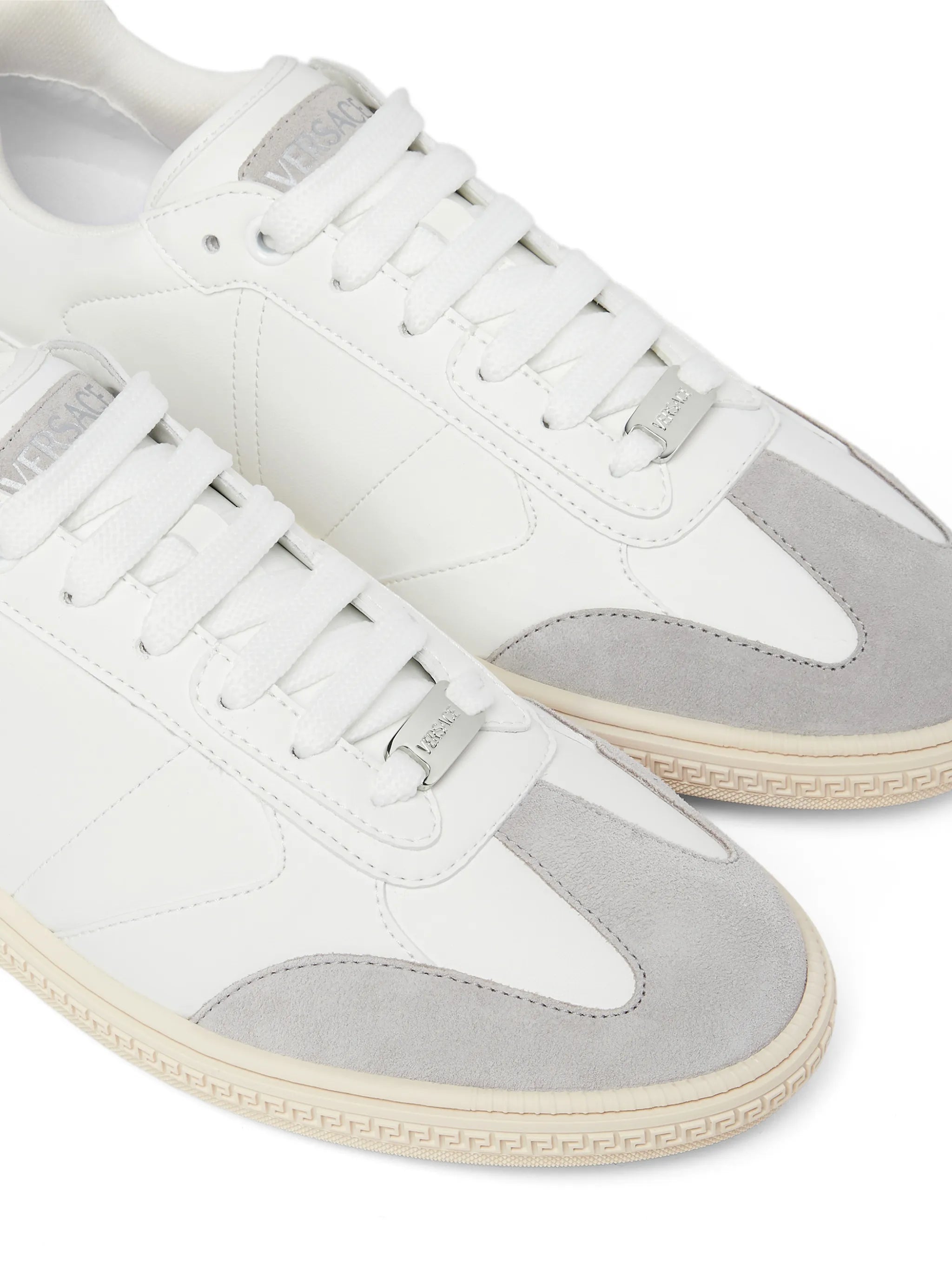 Greca-motif panelled sneakers