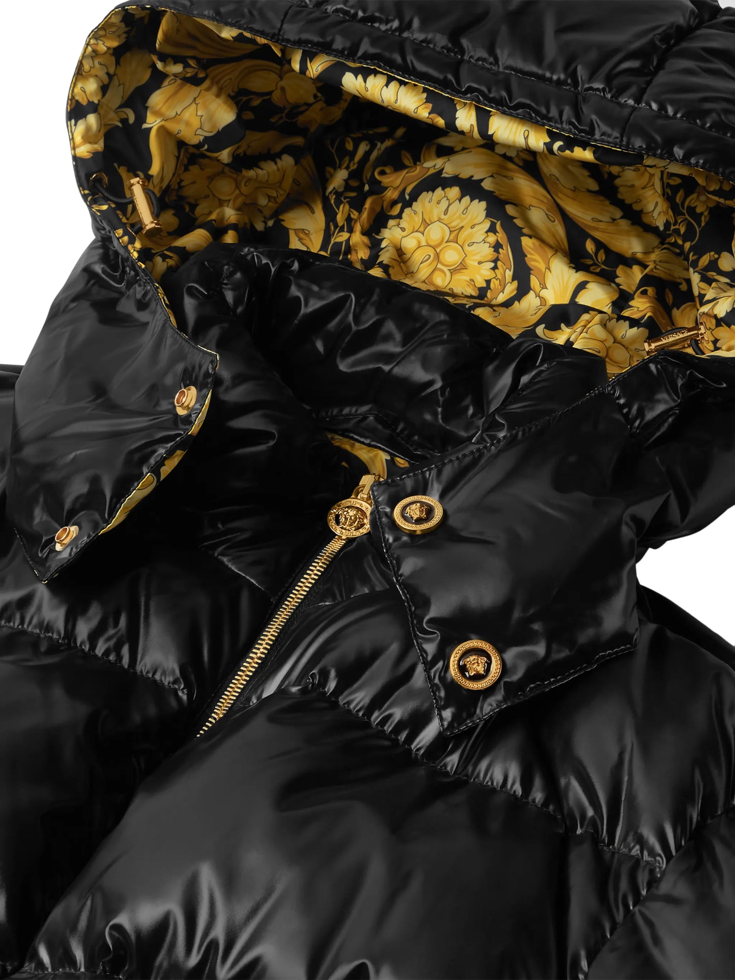 hooded puffer jacket