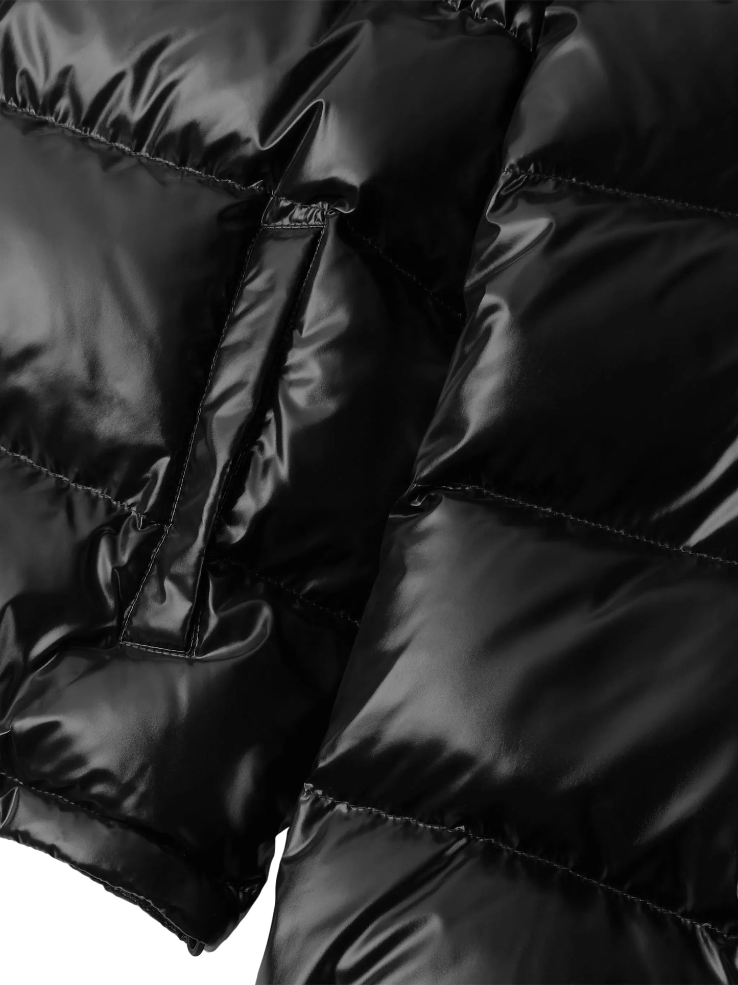 hooded puffer jacket