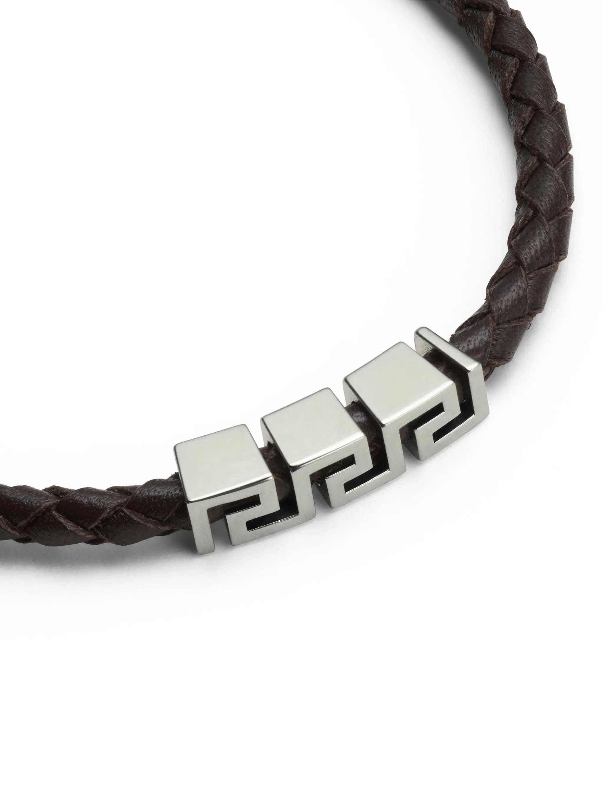 Greca leather  bracelet