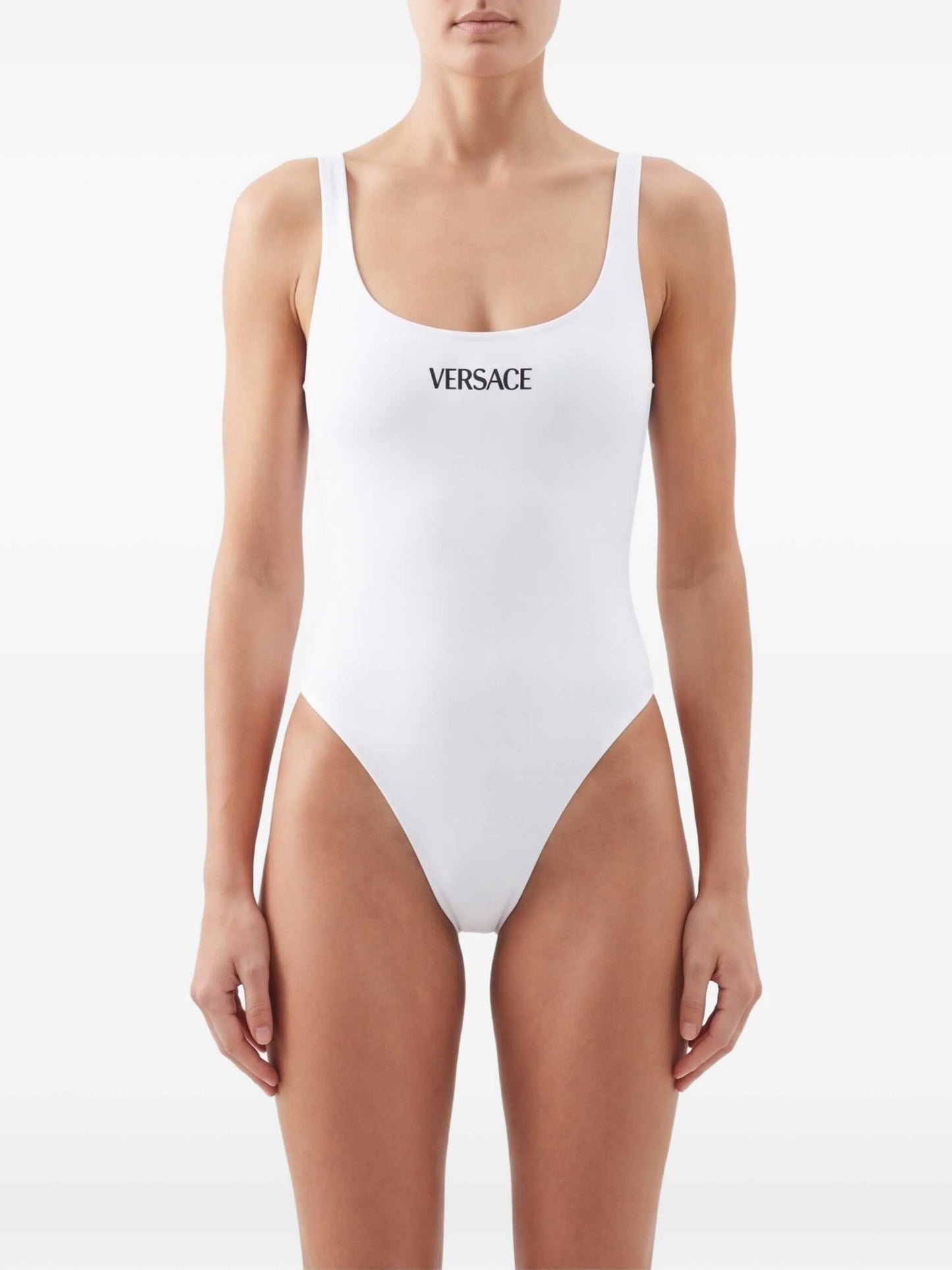 logo swimsuit