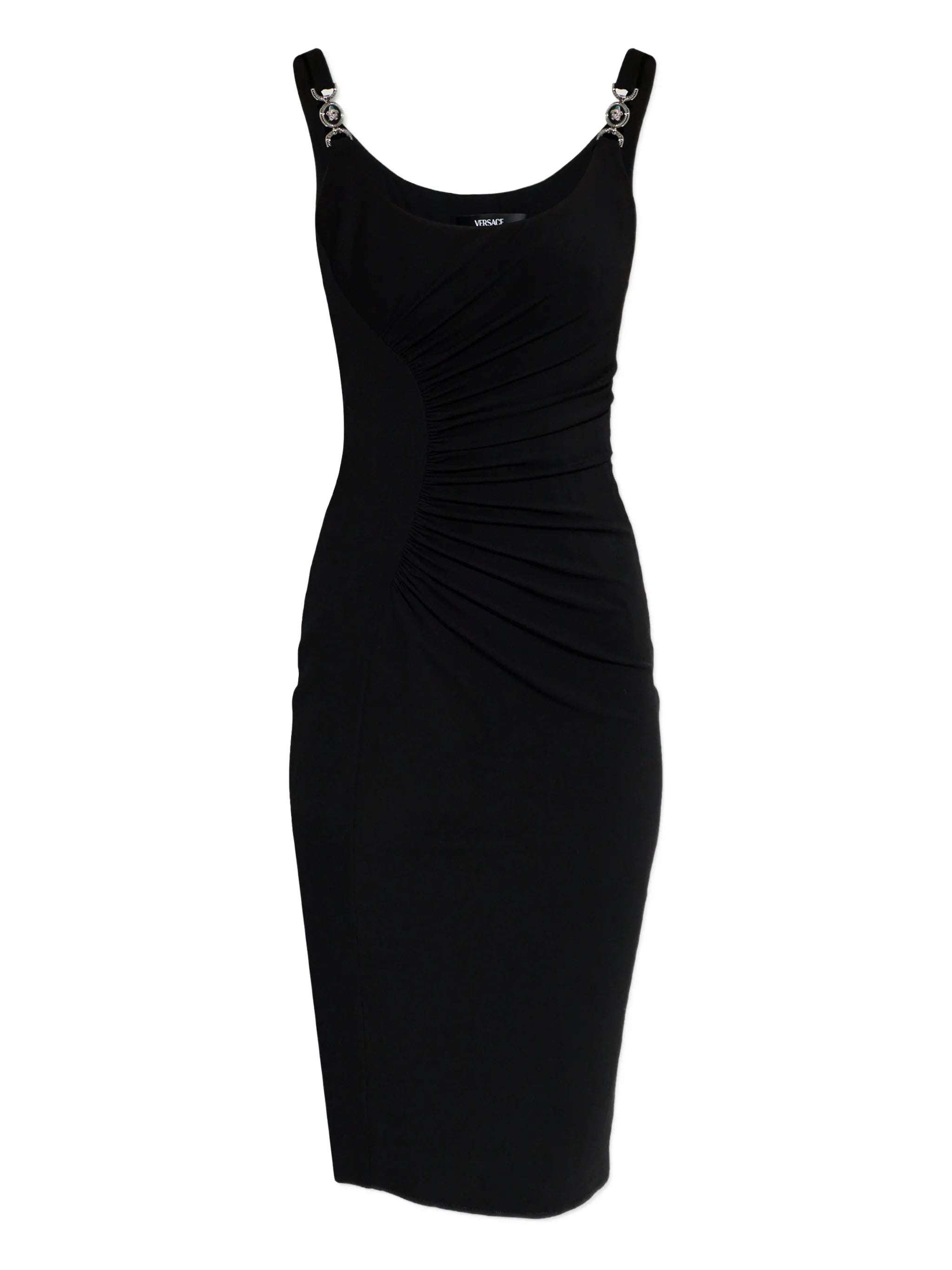 Medusa-detail midi dress