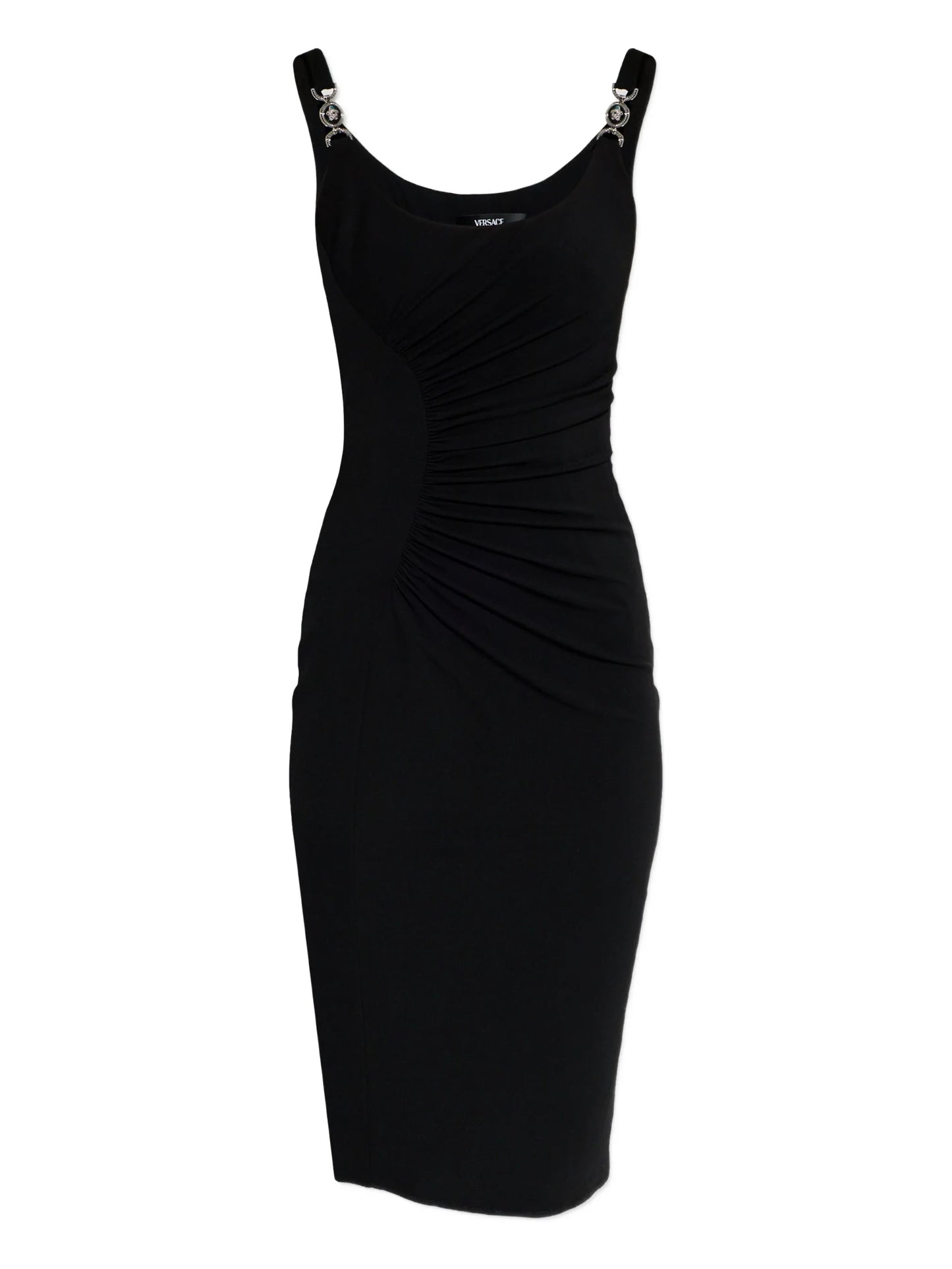 Medusa-detail midi dress