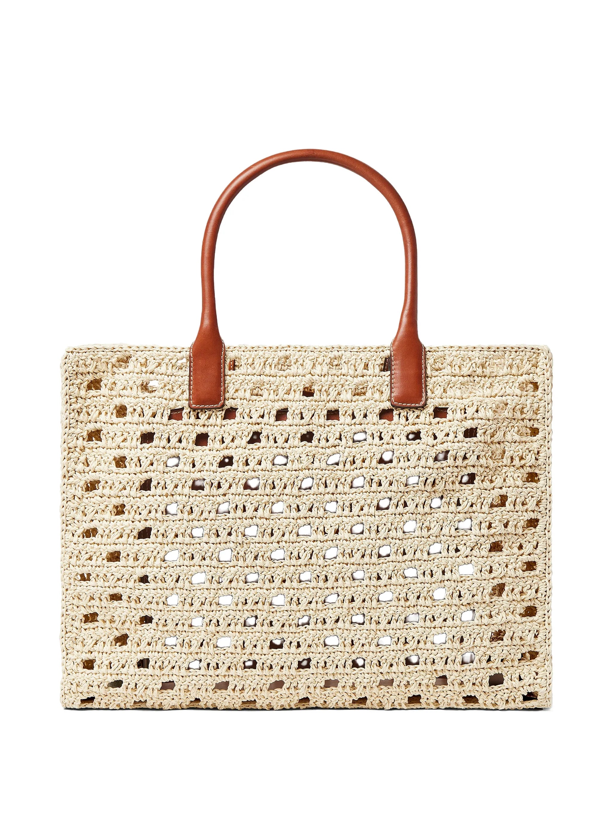 large La Medusa raffia tote bag