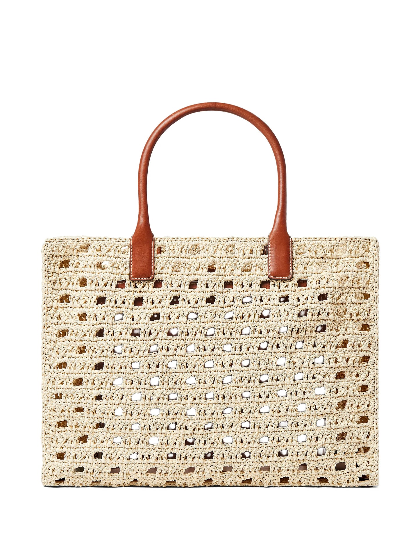 large La Medusa raffia tote bag