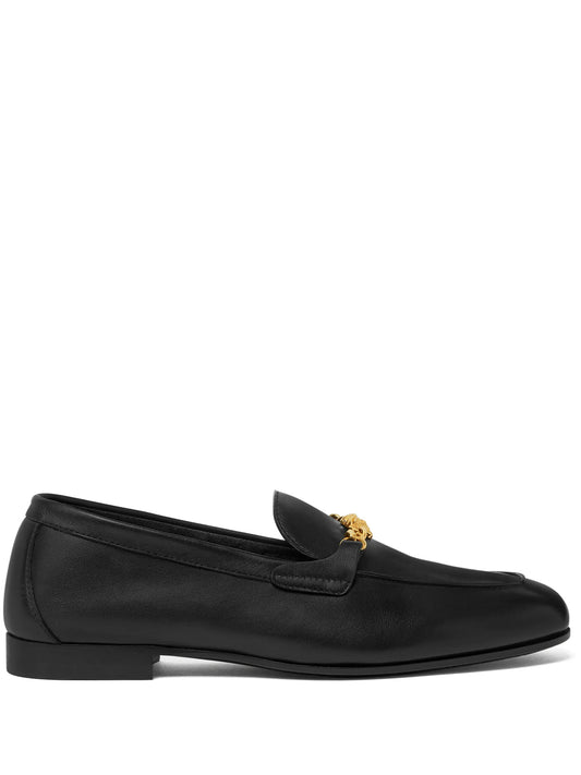 Medusa leather loafers