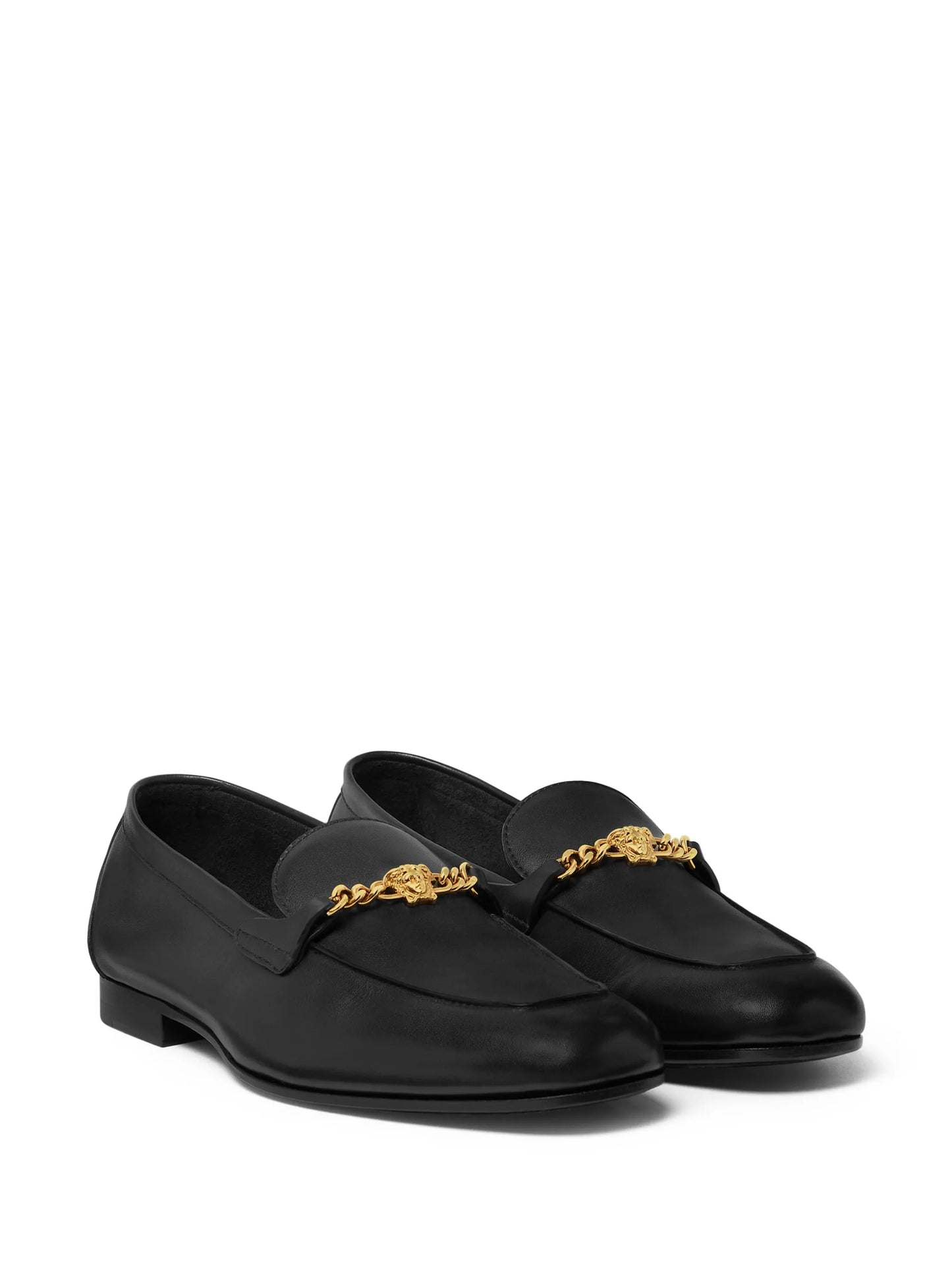 Medusa leather loafers