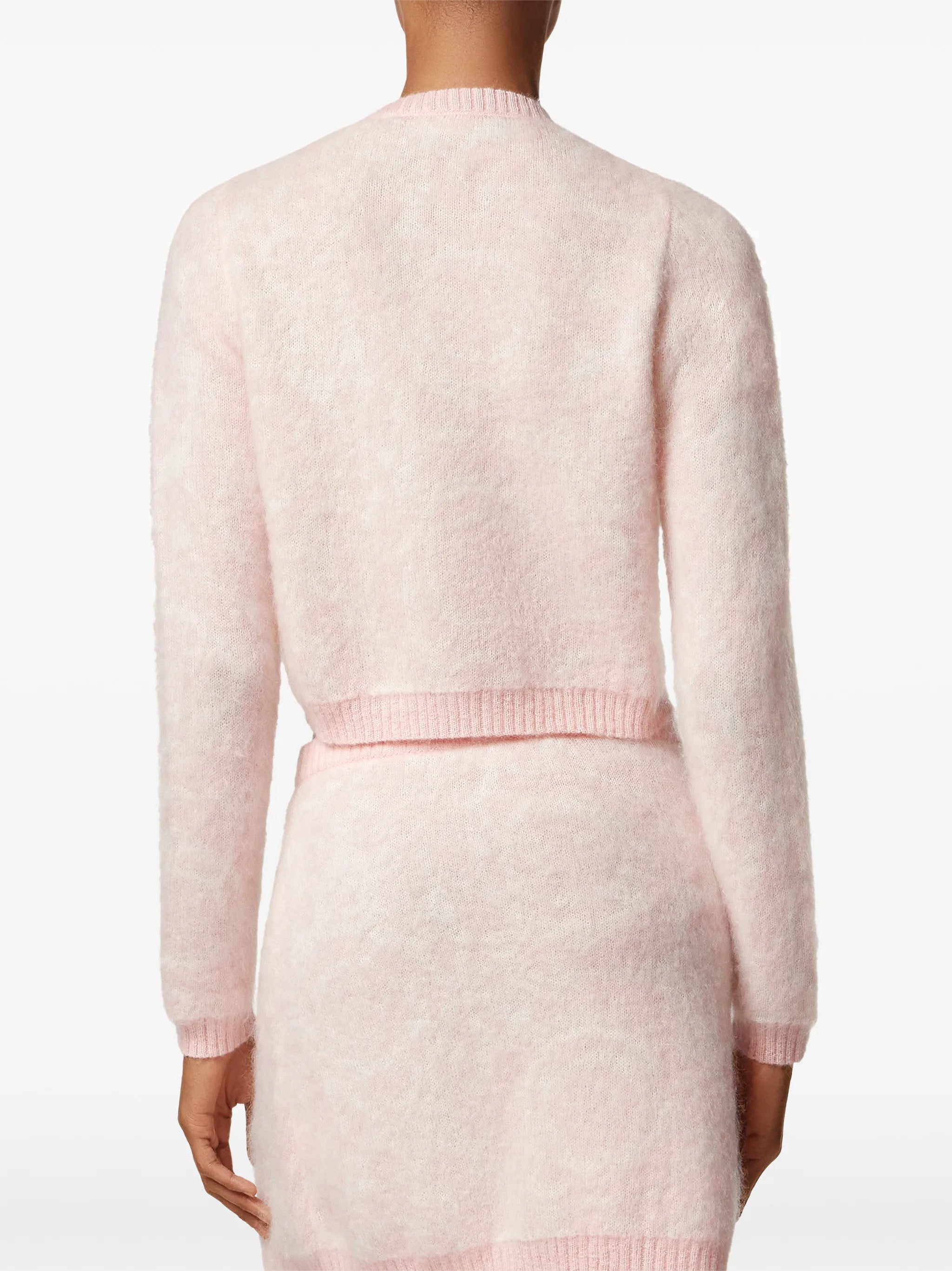 mohair knit cardigan