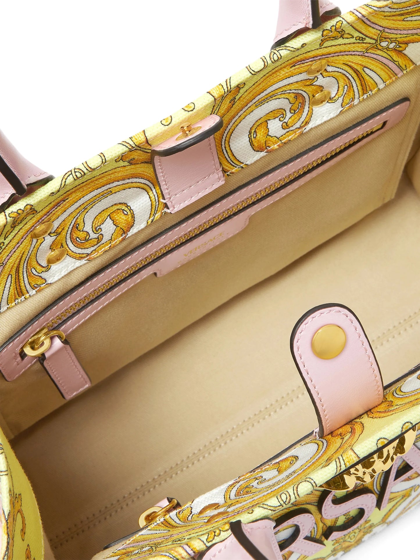 Medusa Barocco-print tote bag