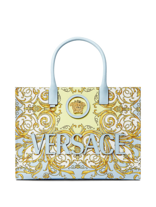 Medusa Barocco-print tote bag