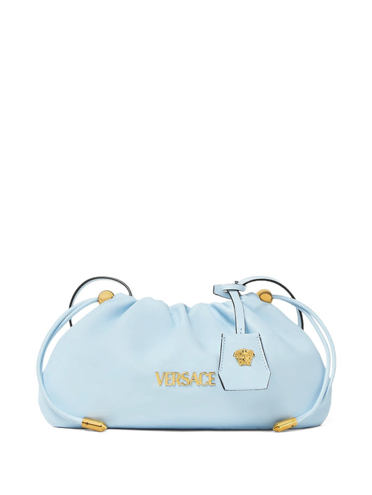 Versace Tag logo clutch bag