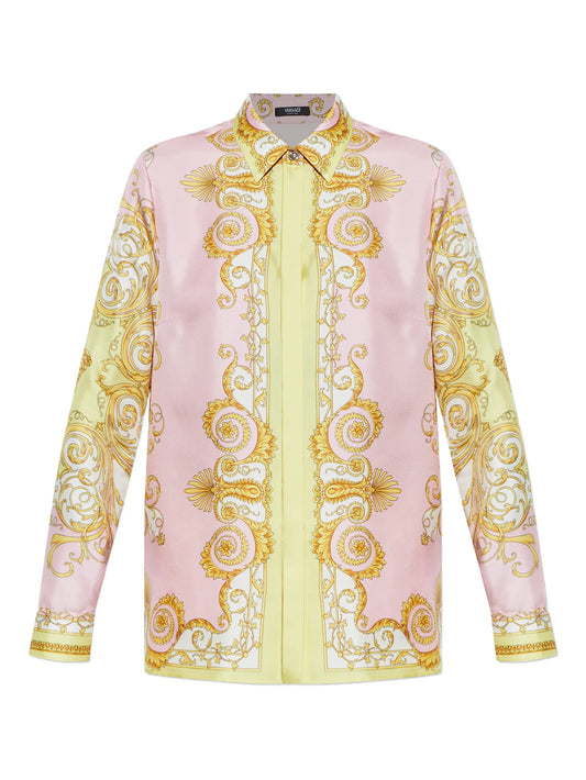 long-sleeved Medusa-head shirt