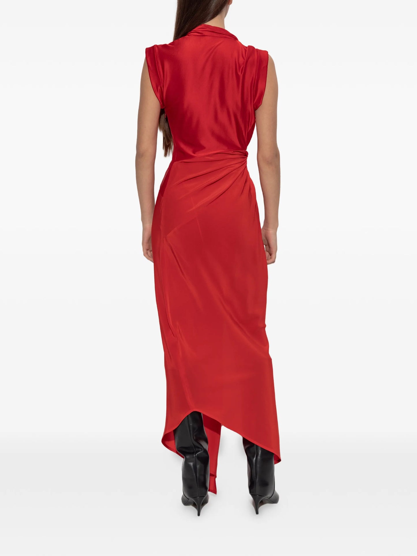 knot detail maxi dress