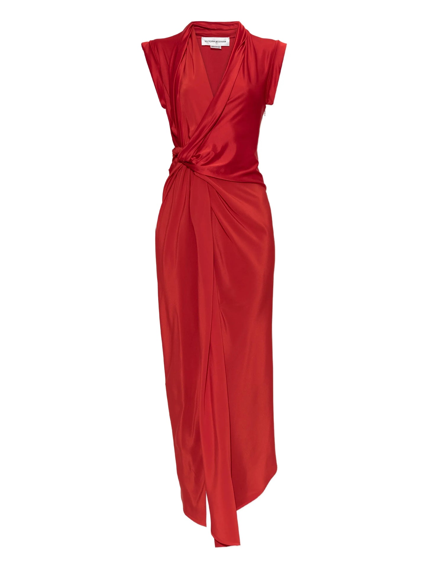 knot detail maxi dress