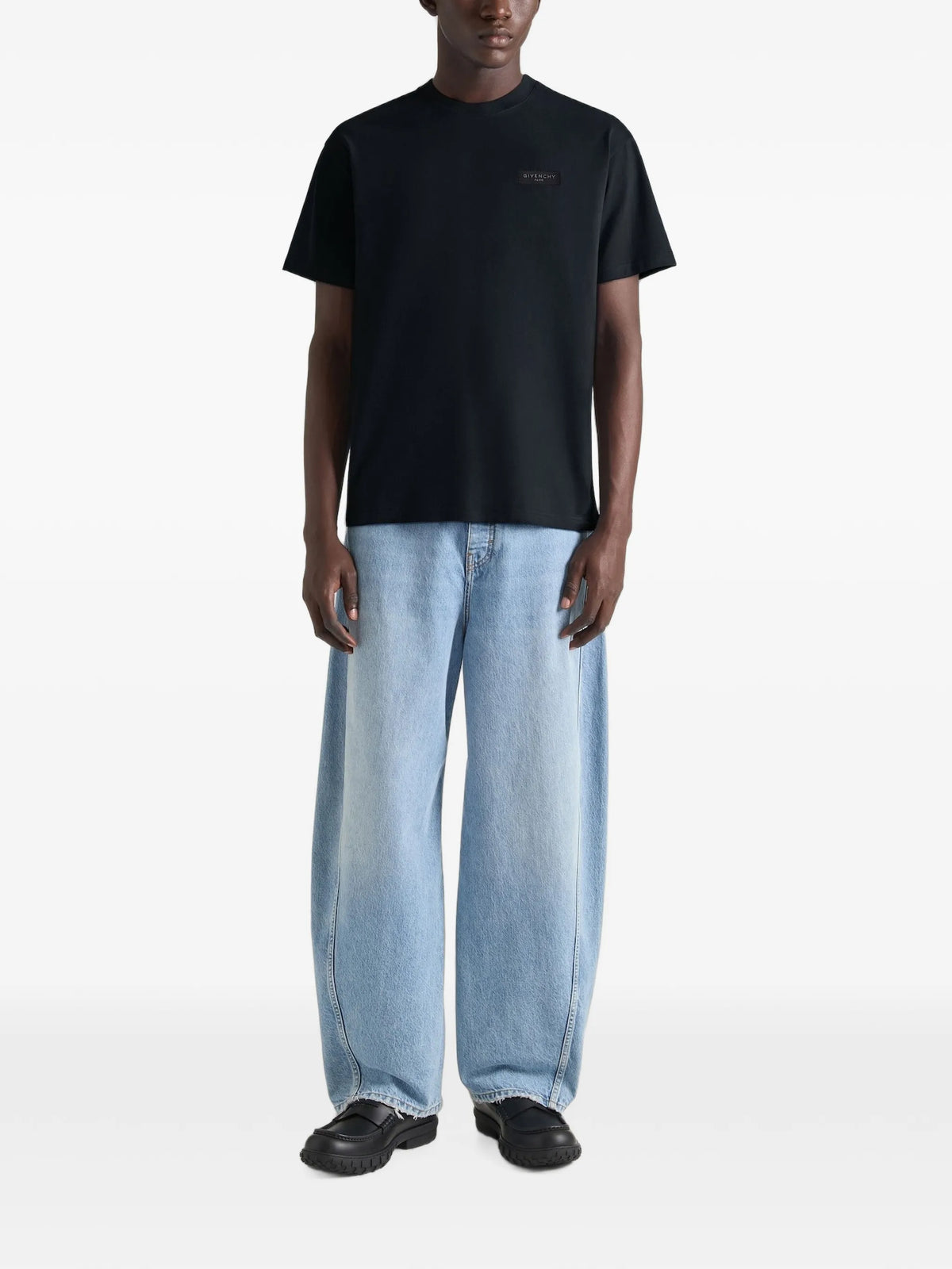 T-shirt in cotton with Givenchy Paris gros grain