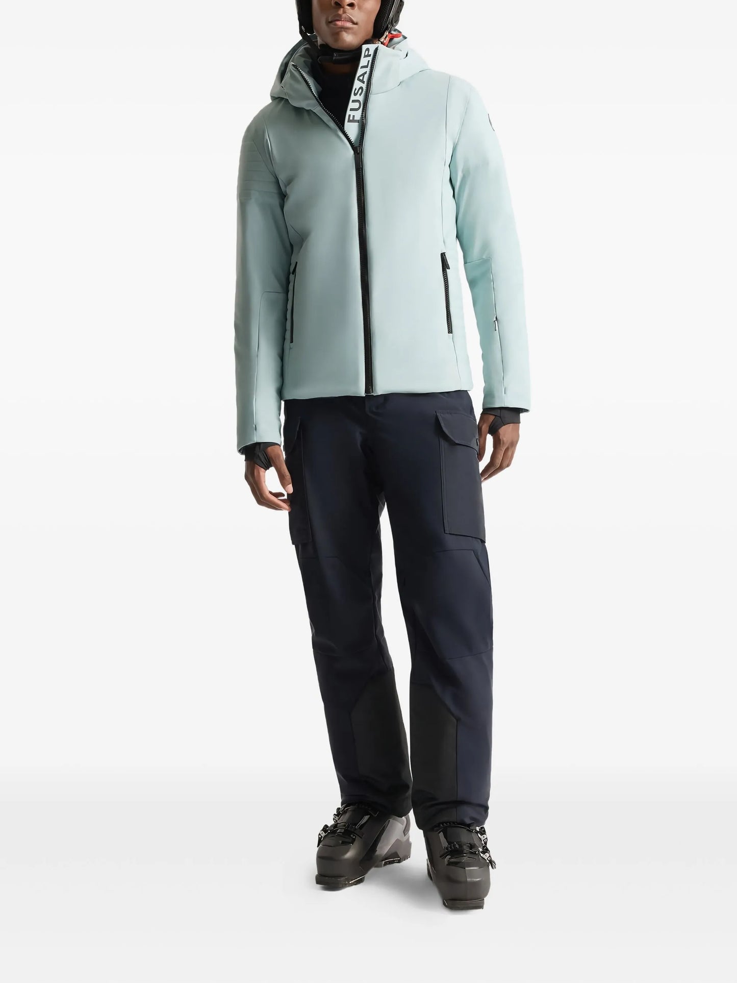 Powder hooded ski jacket