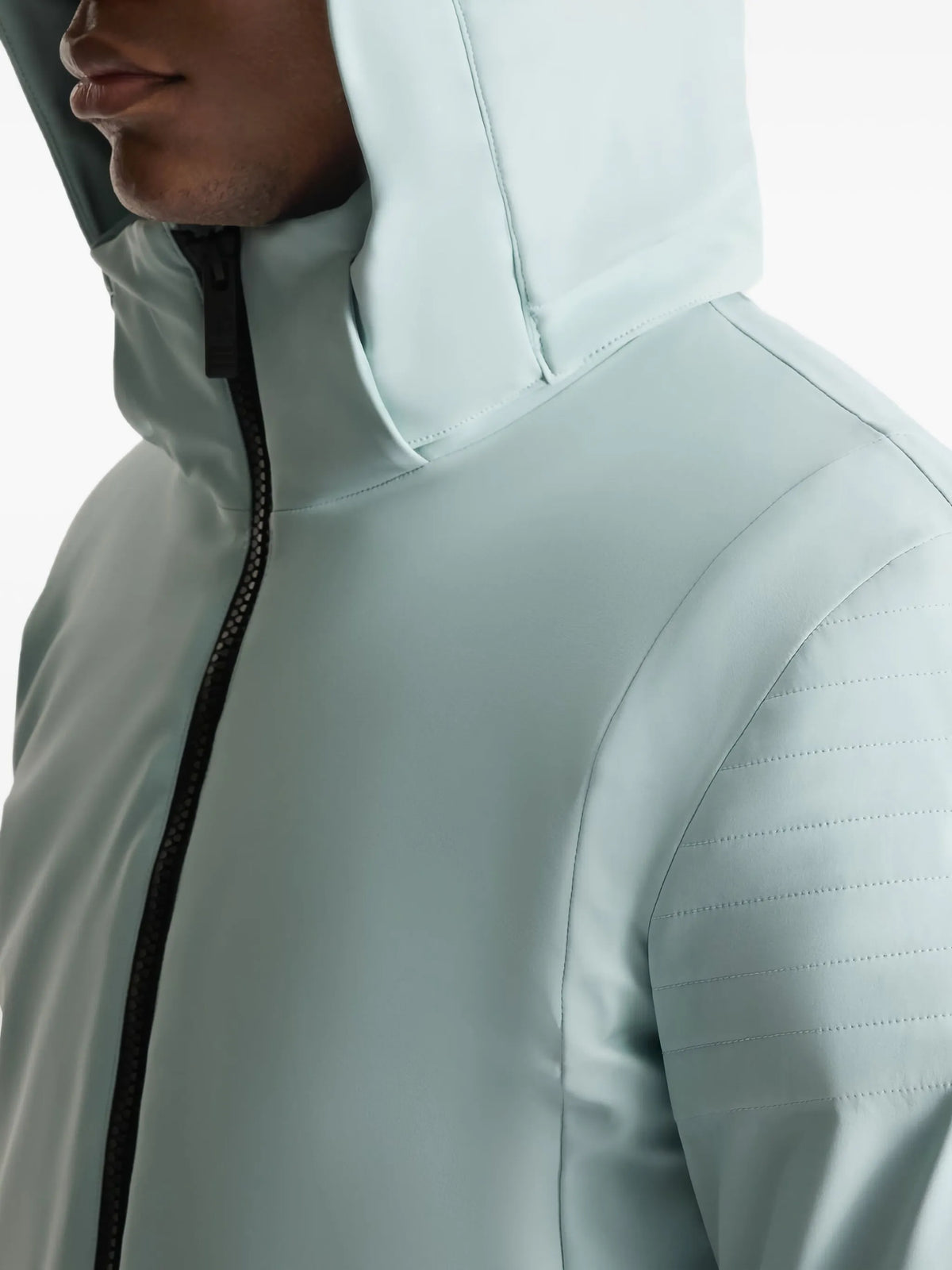 Powder hooded ski jacket