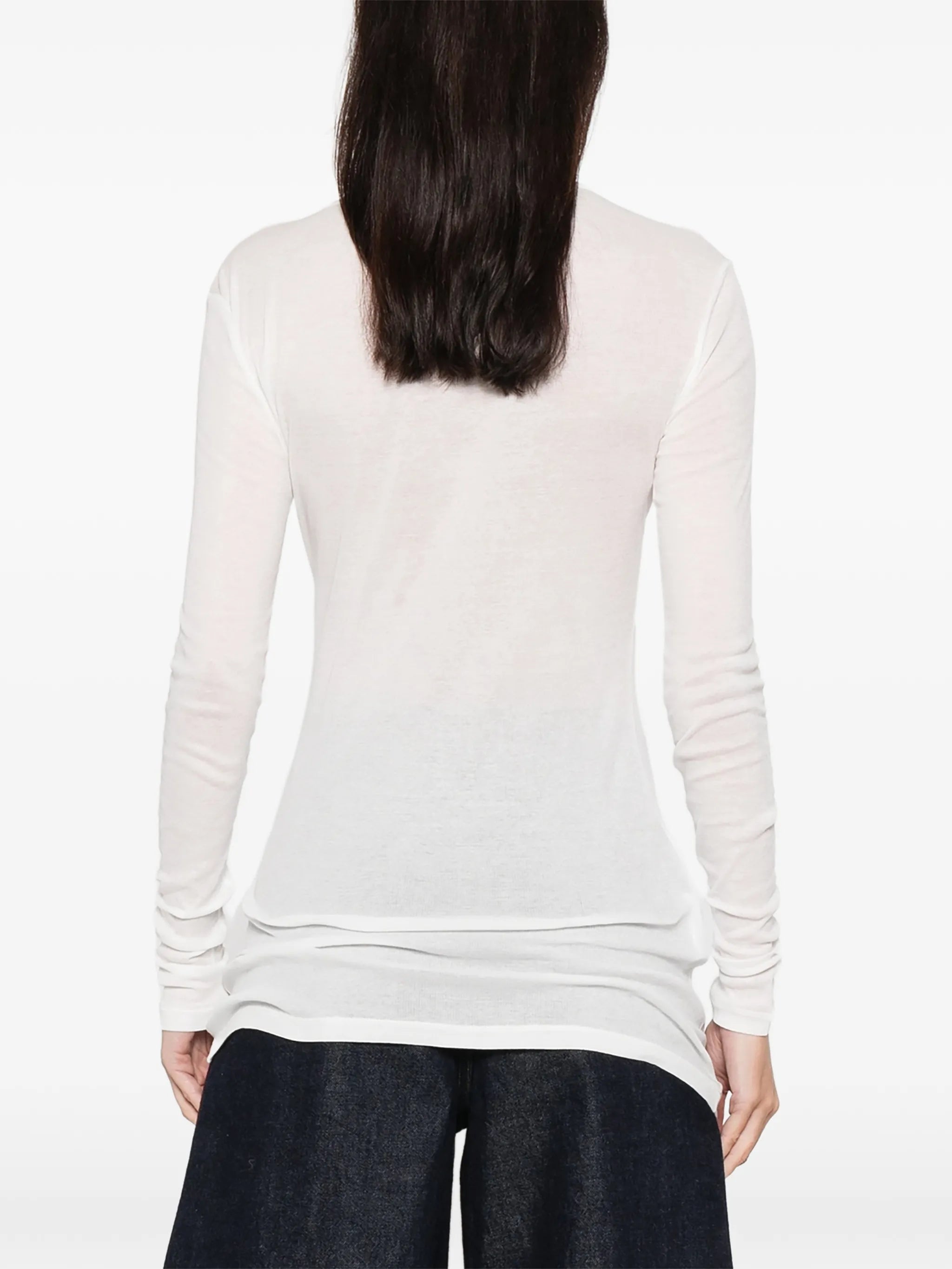 ribbed knit jersey dress