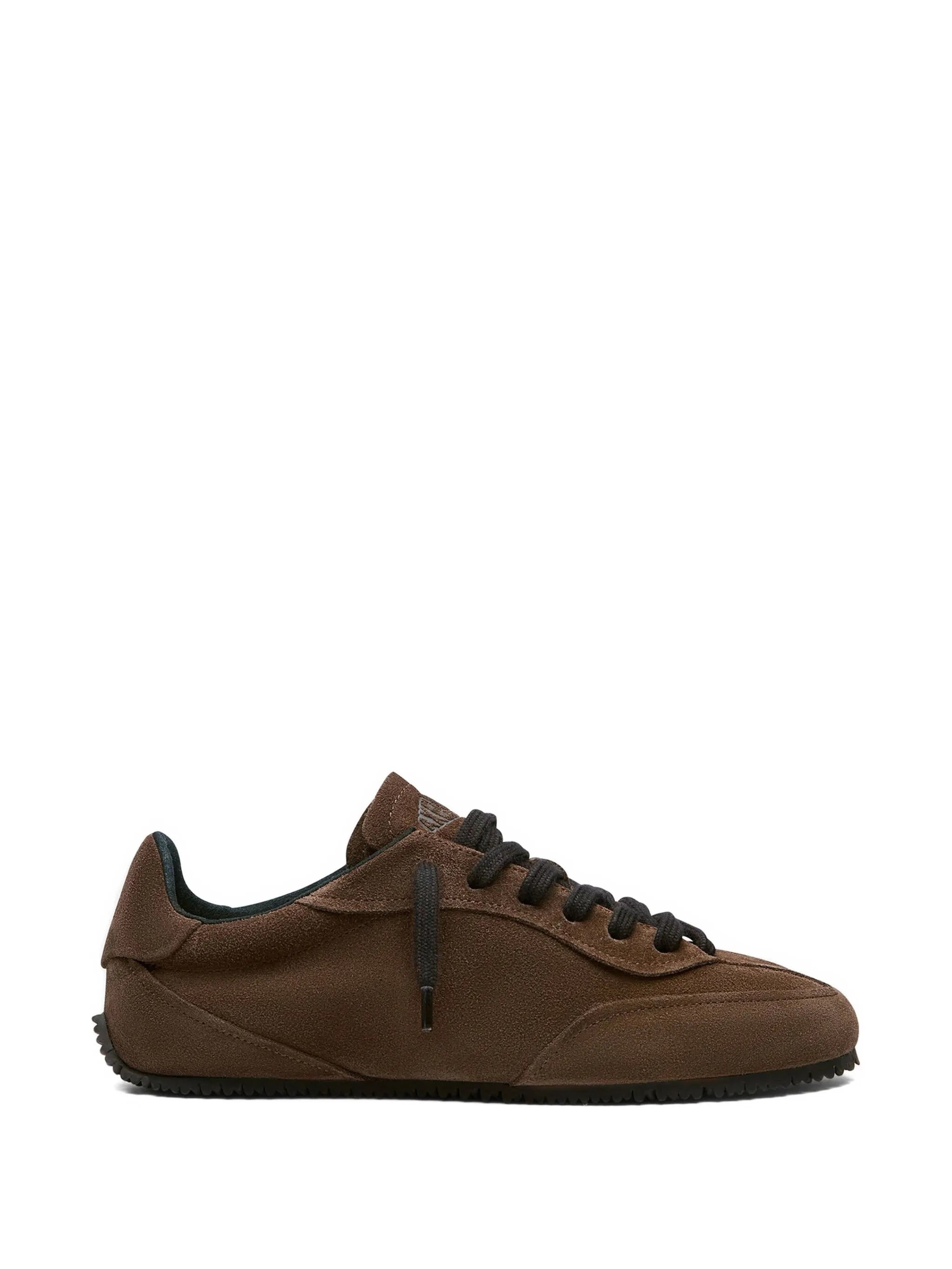 suede lace-up sneakers