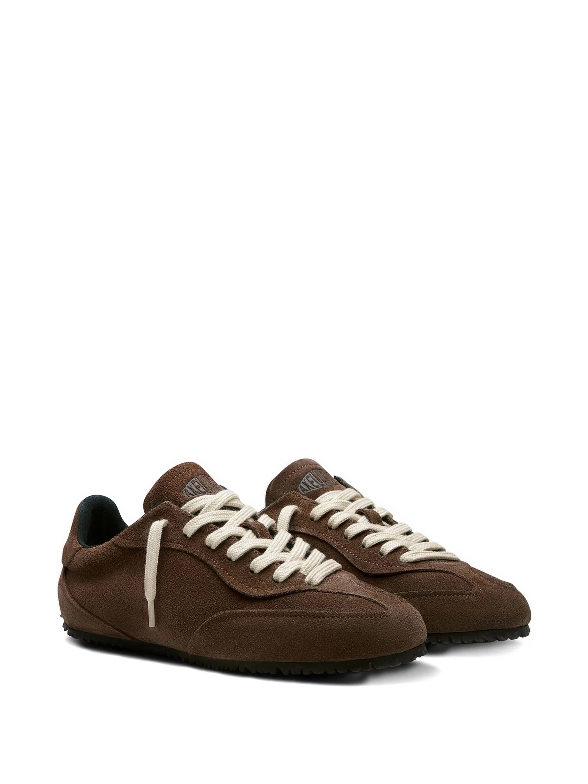 suede lace-up sneakers