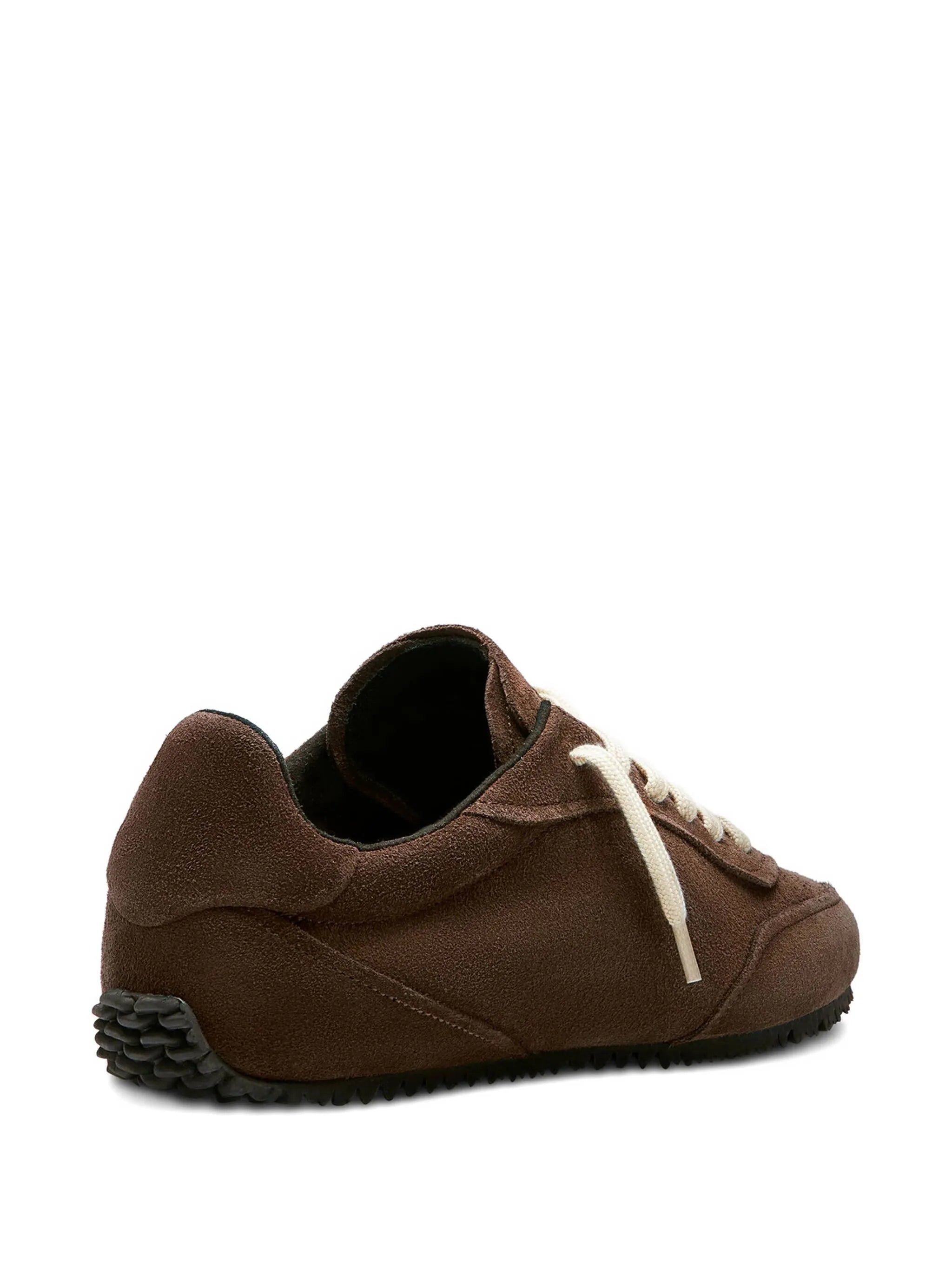 suede lace-up sneakers