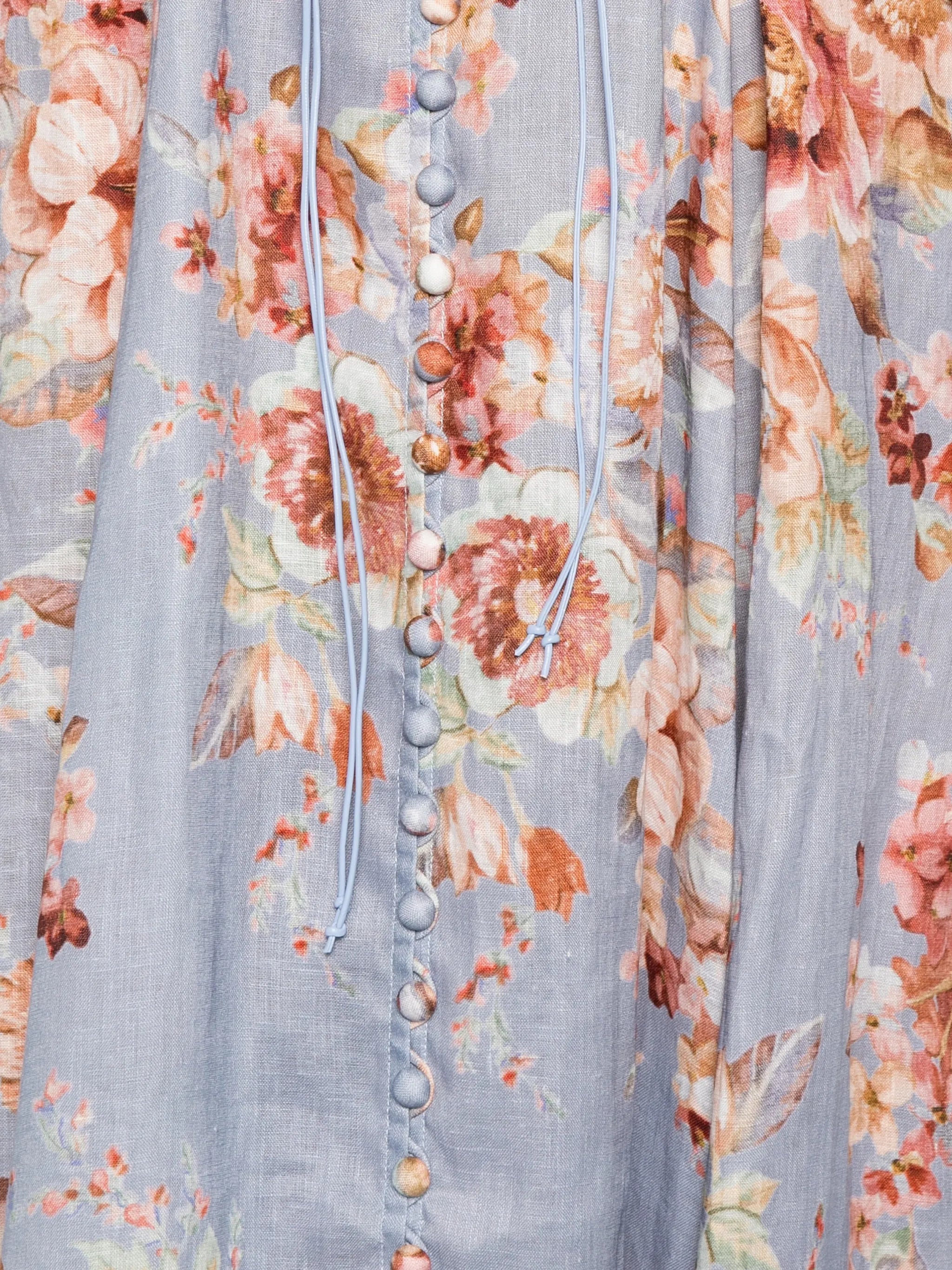 Awaken Billow floral midi dress