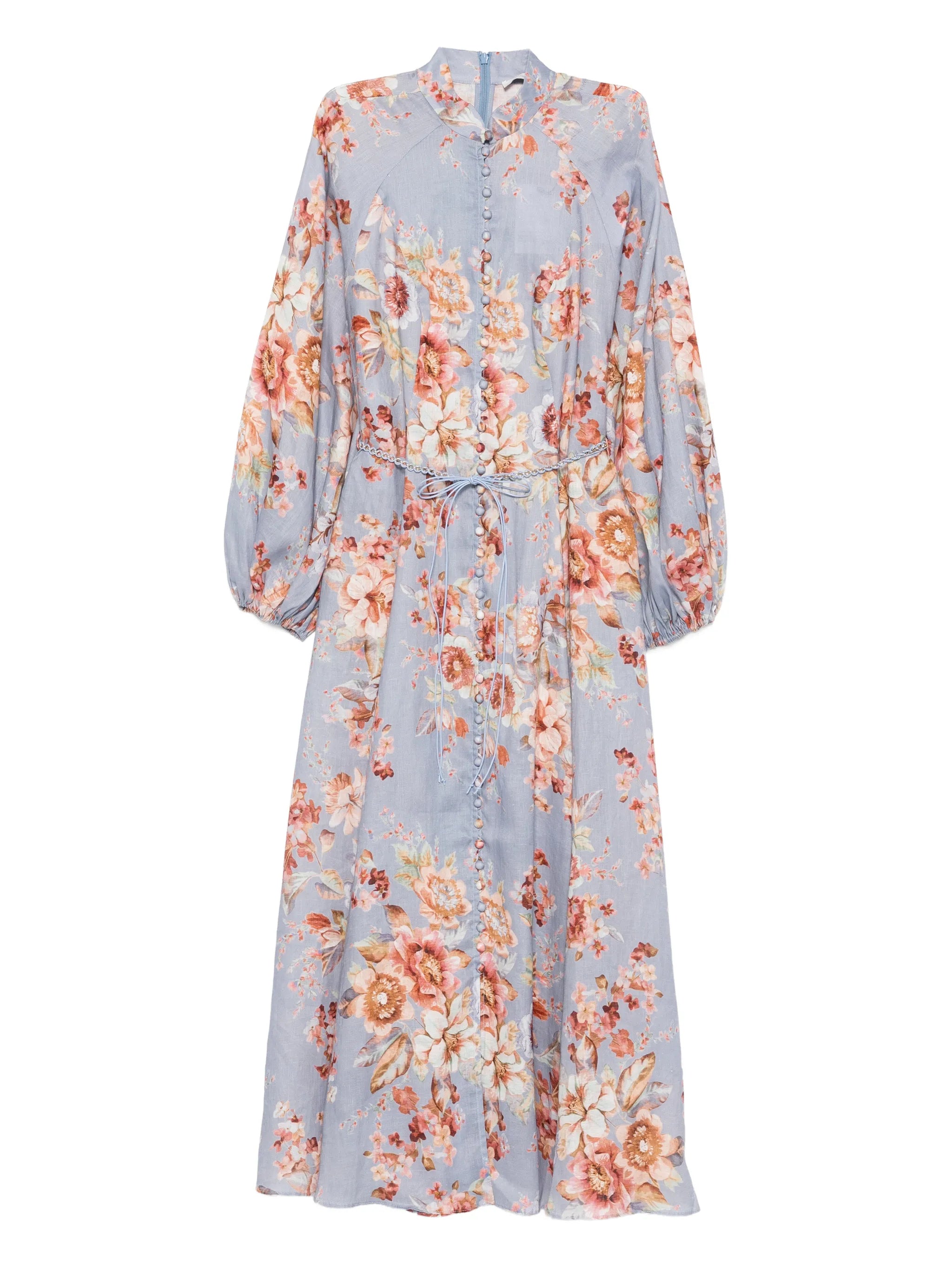 Awaken Billow floral midi dress