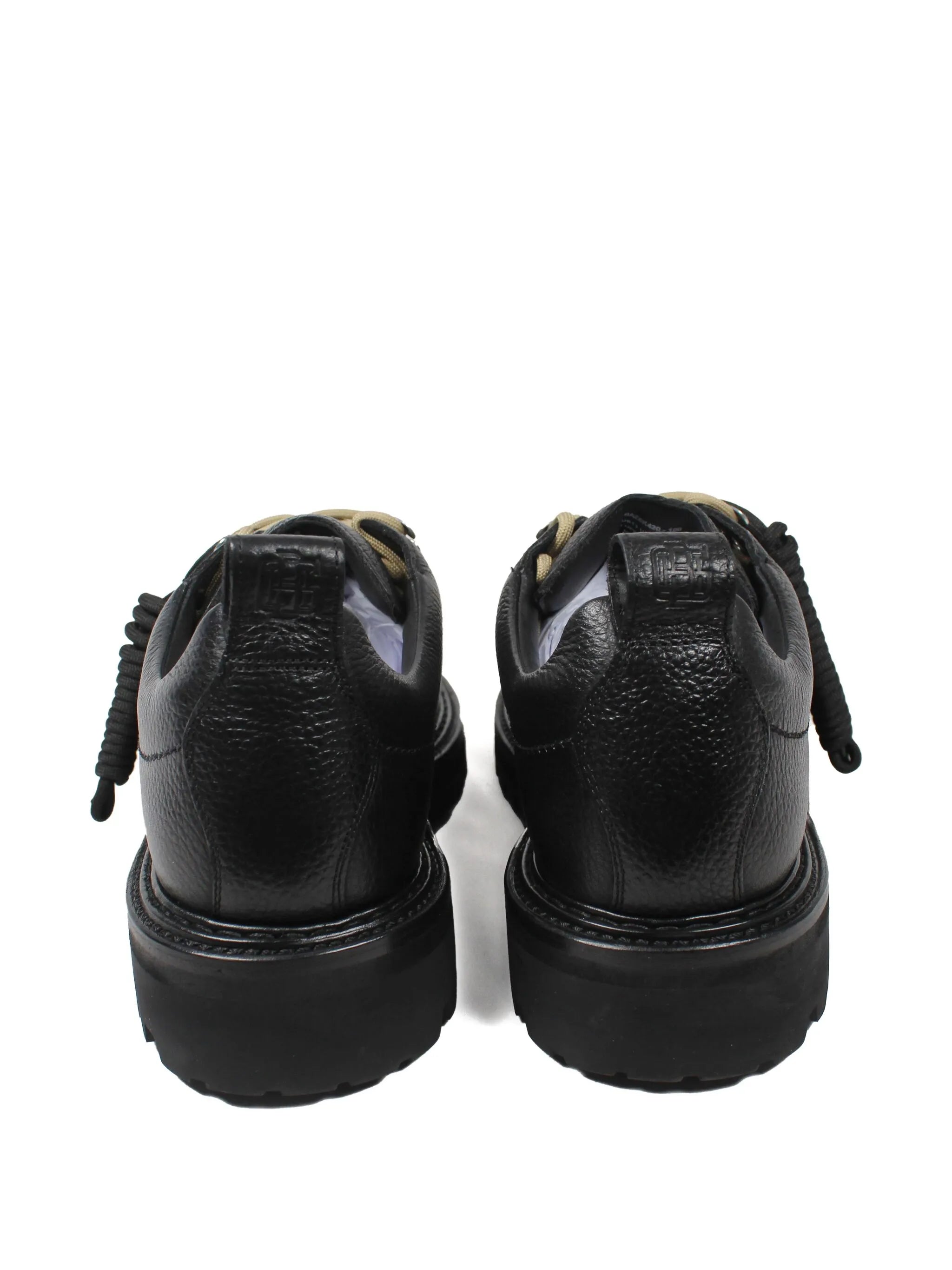 lace-up leather sneakers