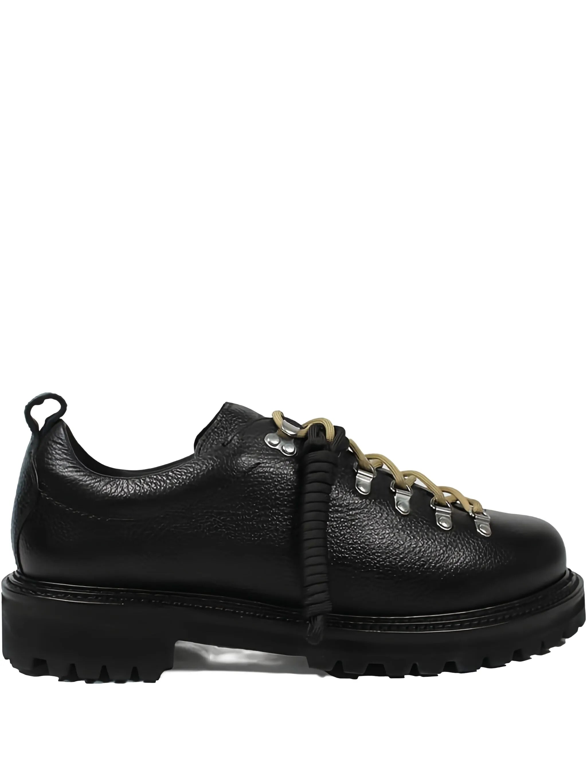 lace-up leather sneakers