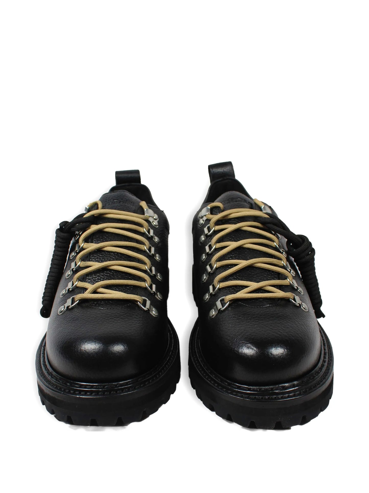 lace-up leather sneakers