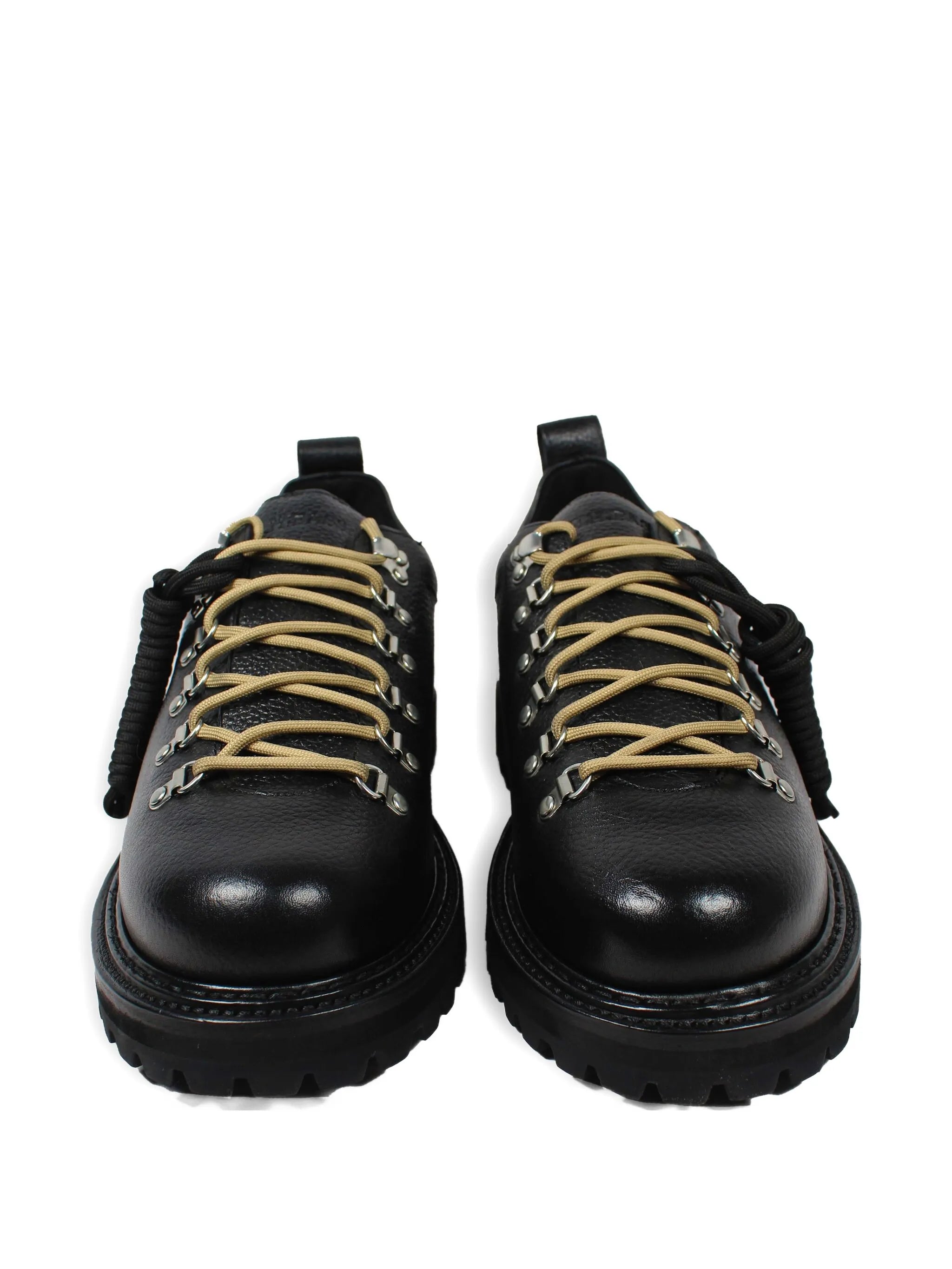 Mason lace-up leather hiking boots