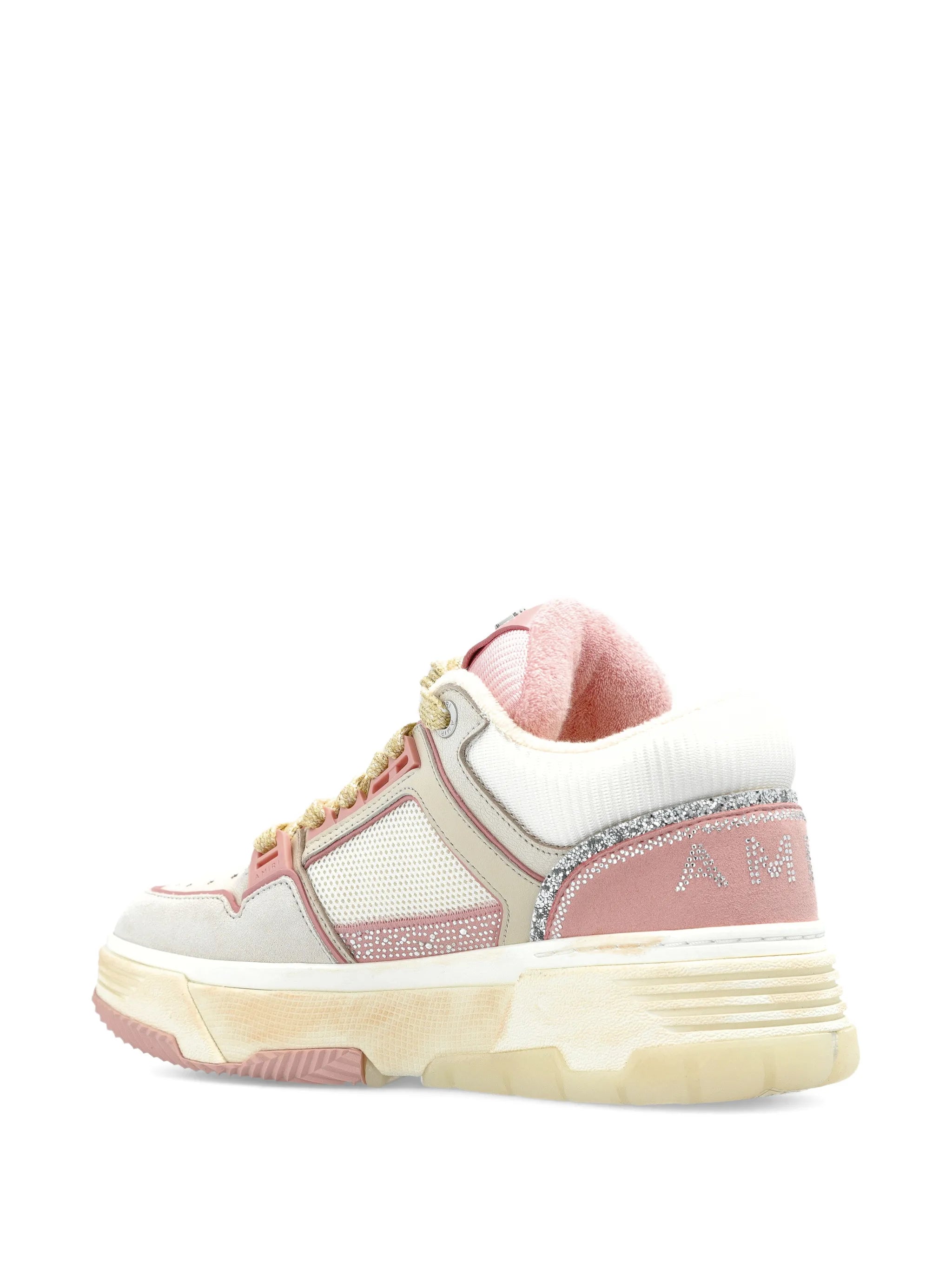 MA-1 glitter-embellished sneakers