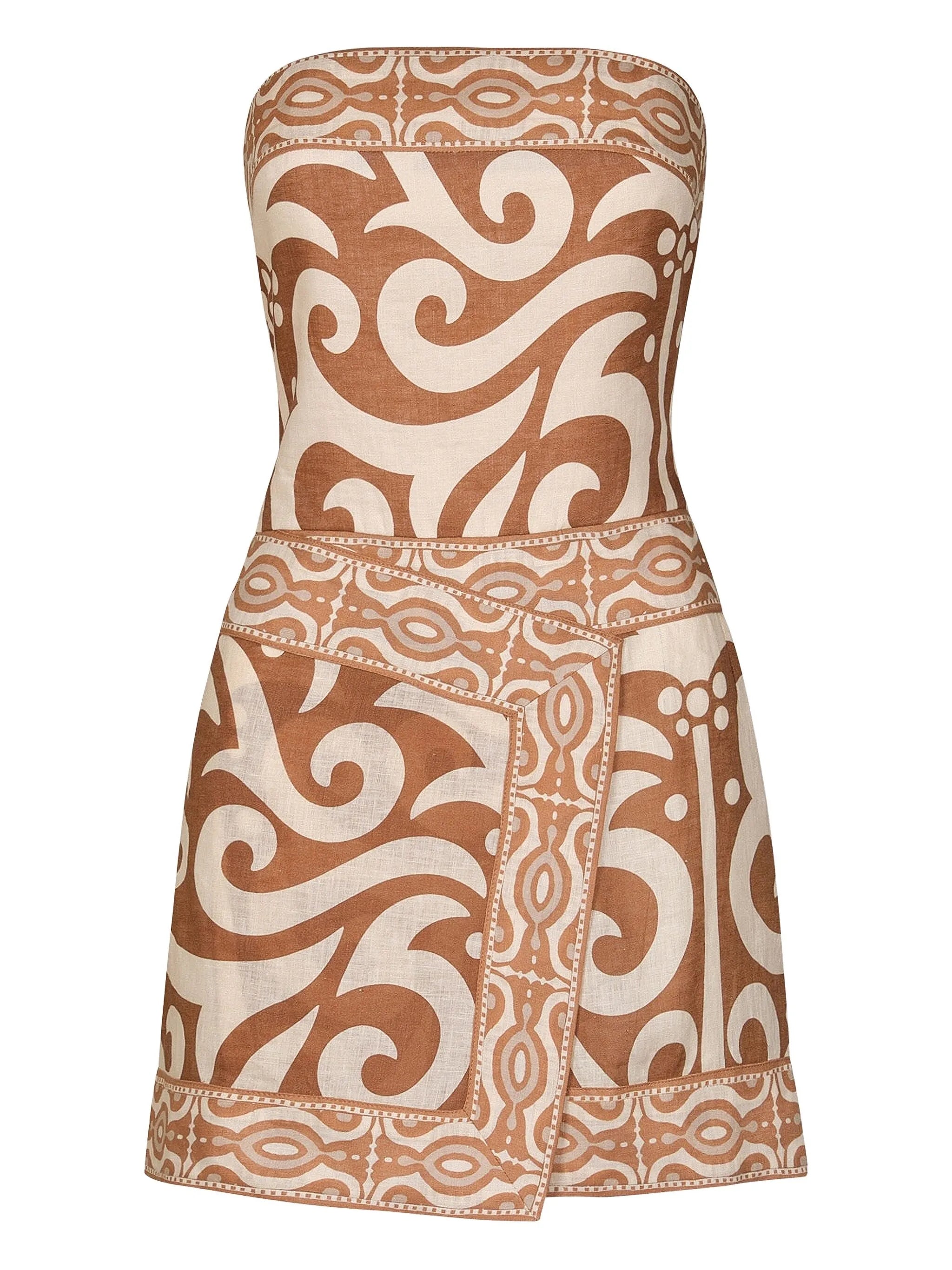 Raíz Ritual patterned mini dress