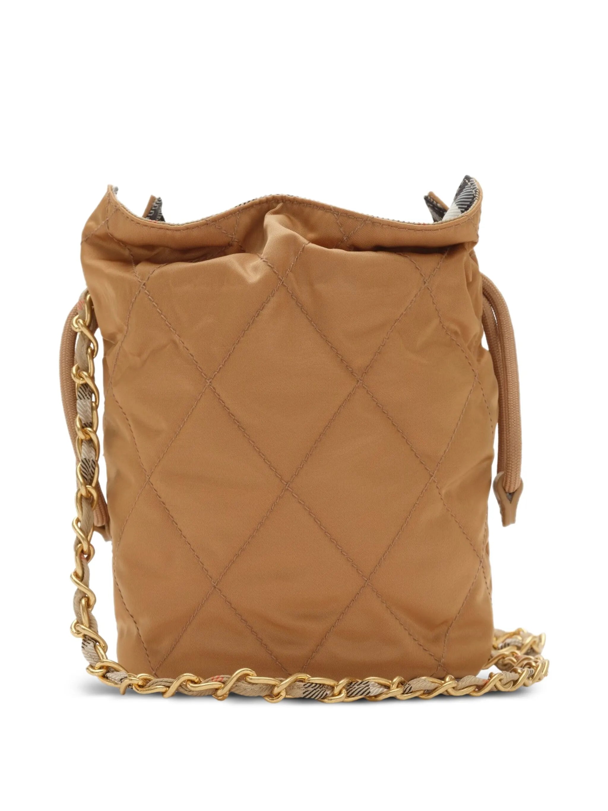 reversible horseshoe chain pouch