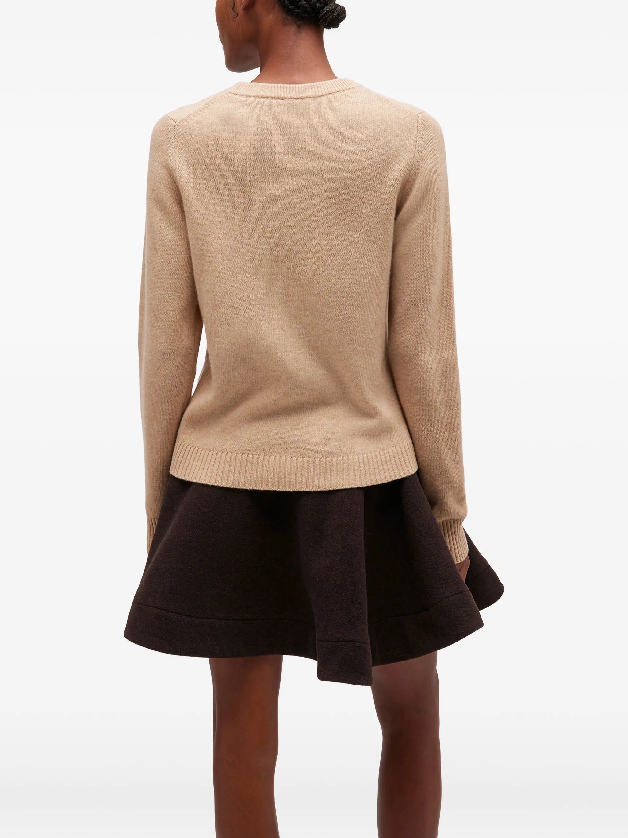 graphic-print sweater