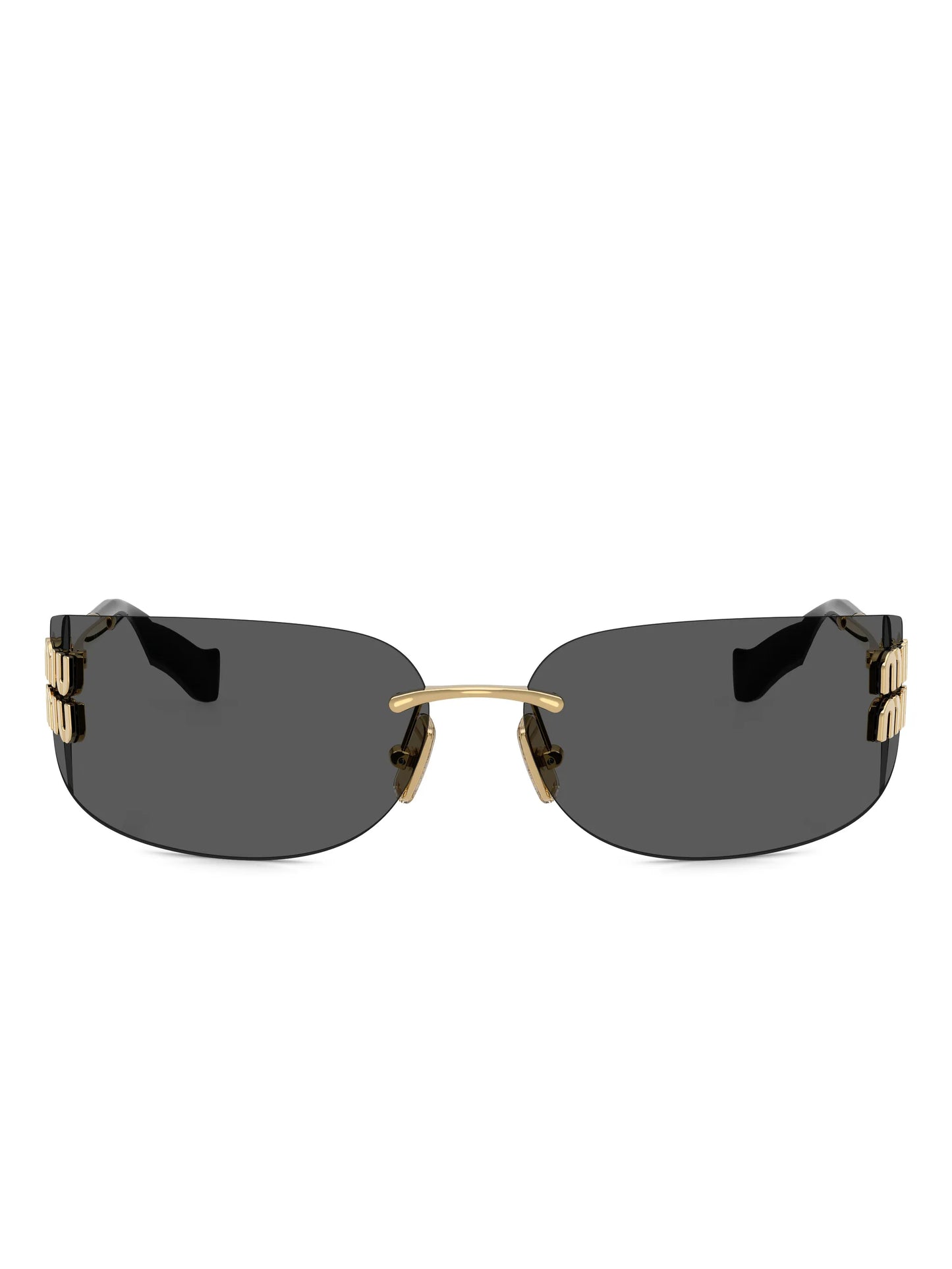 oval-frame sunglasses