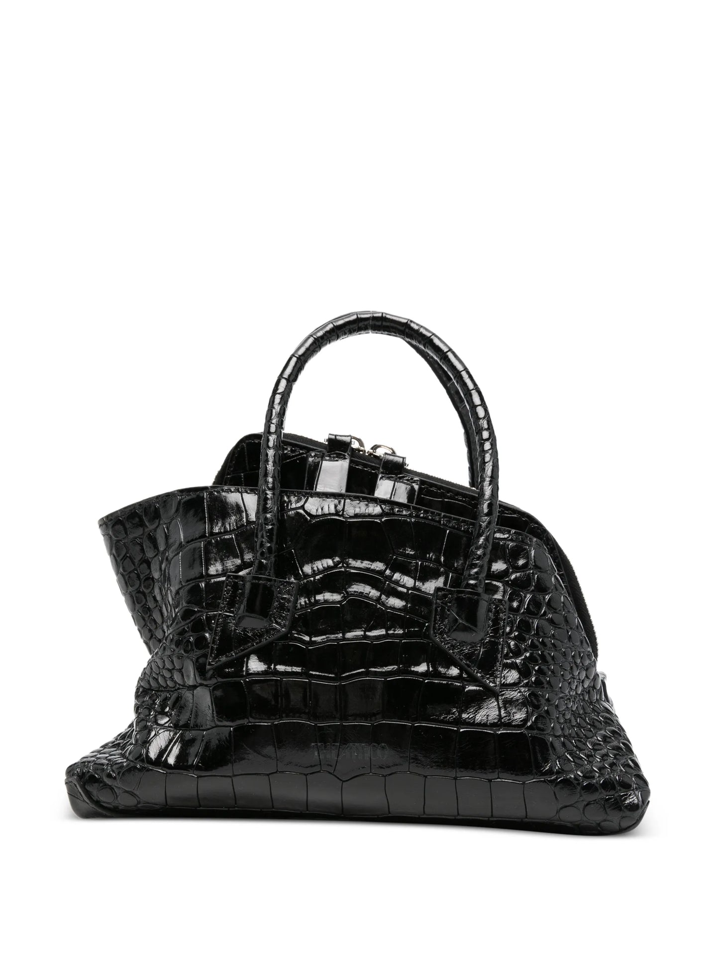 mini La Passeggiata leather tote bag