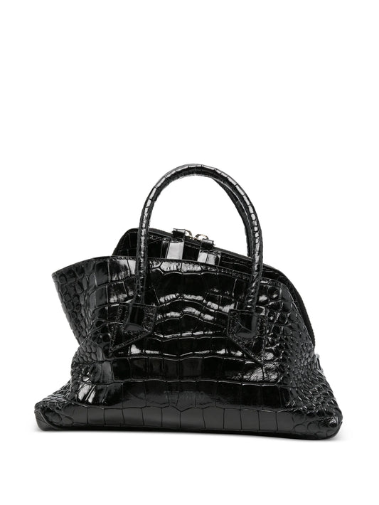 mini La Passeggiata leather tote bag