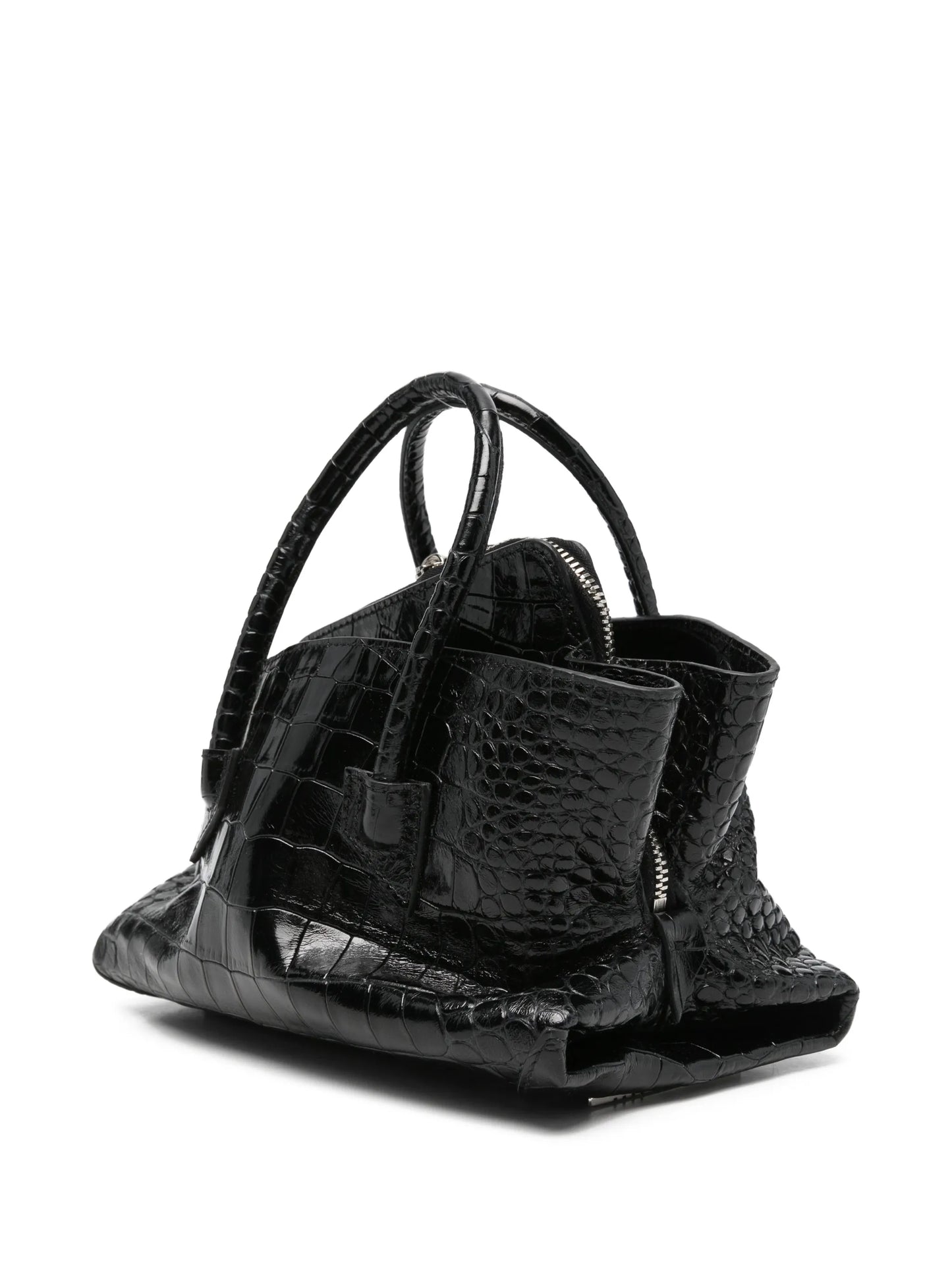 mini La Passeggiata crocodile-effect tote bag