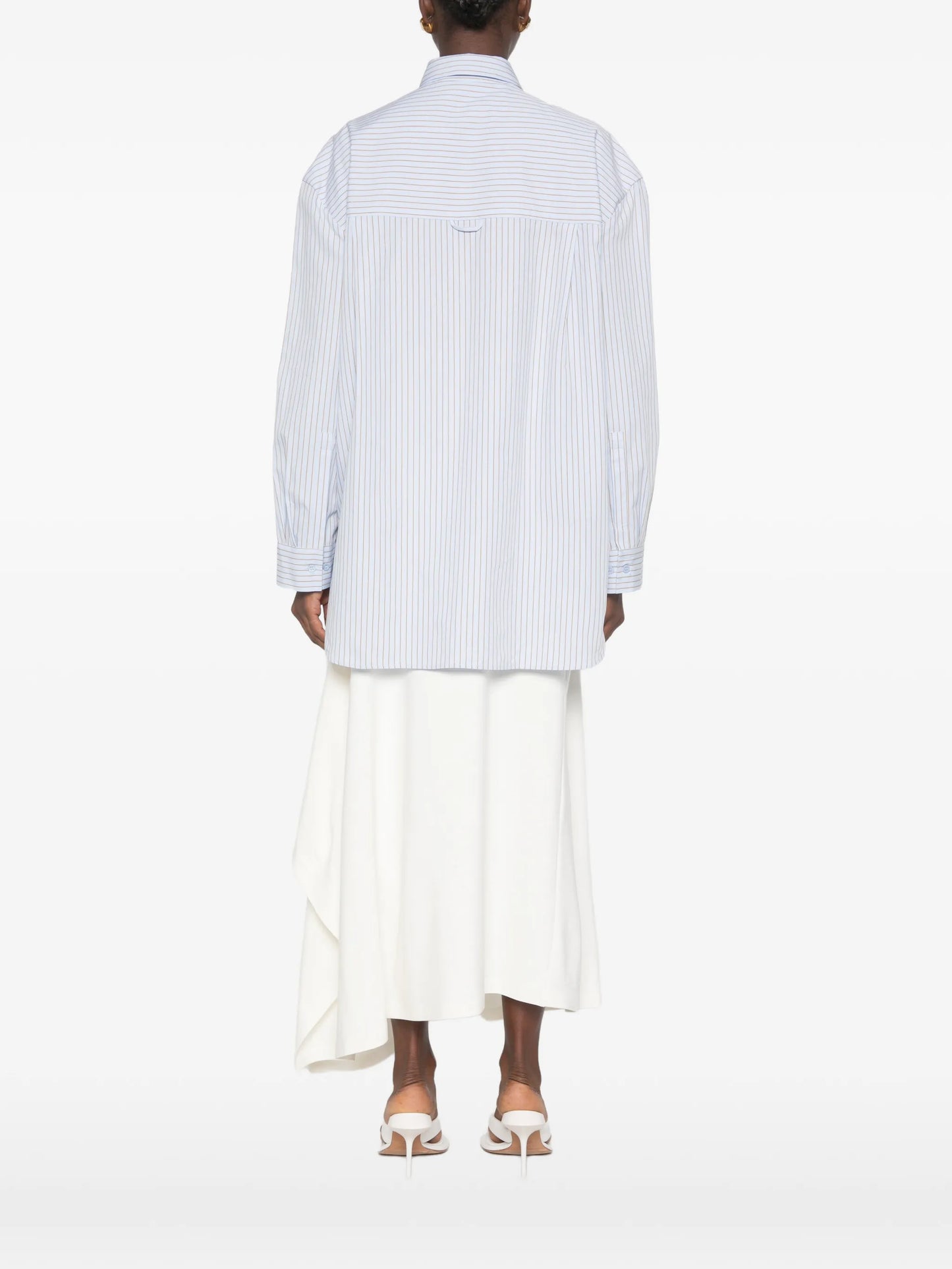 Oana striped-pattern shirt
