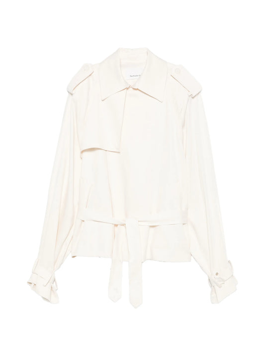 Elva belted trench coat
