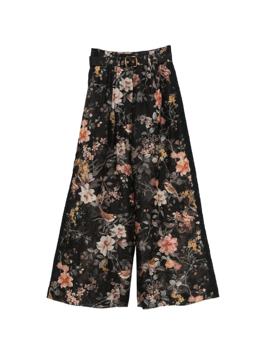 Carousel floral-print palazzo pants