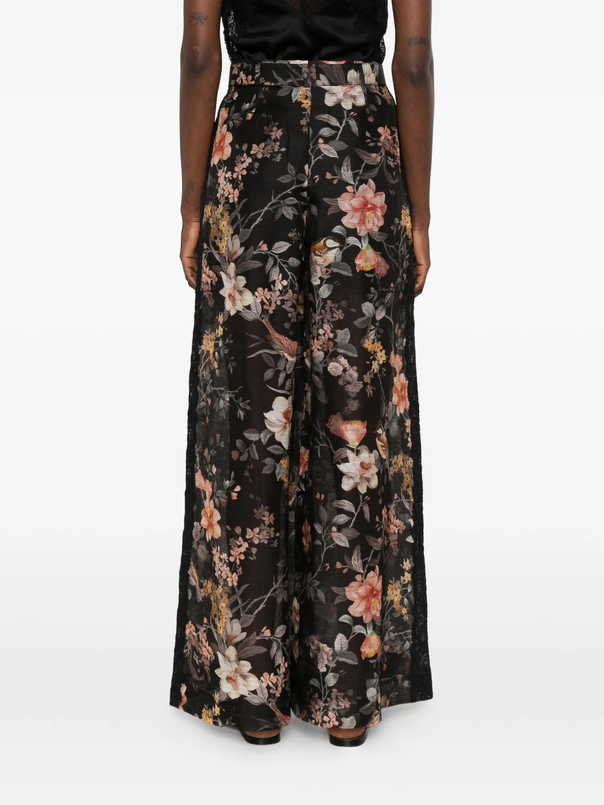 Carousel floral-print palazzo pants