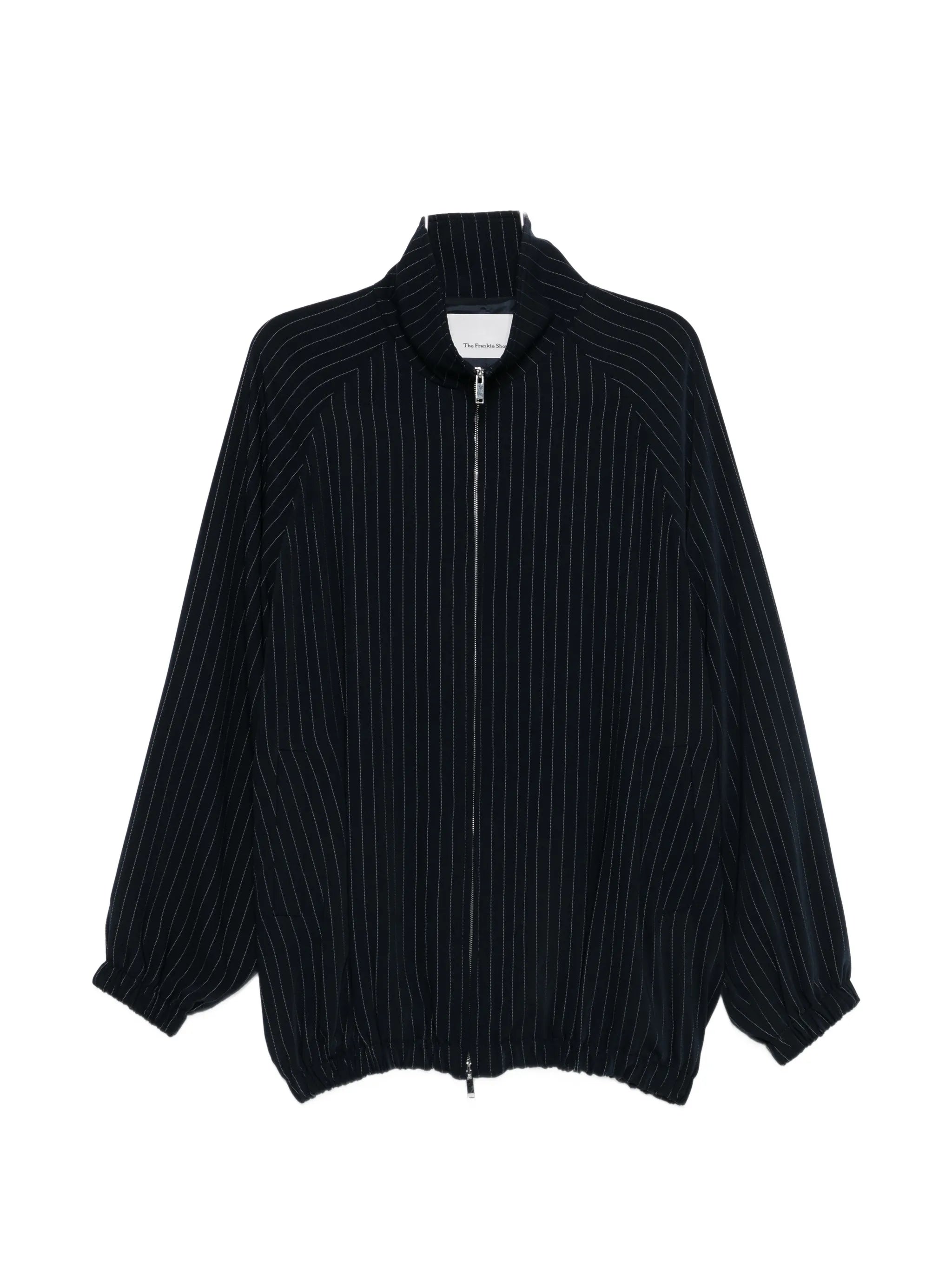 Baxter pinstripe zip jacket