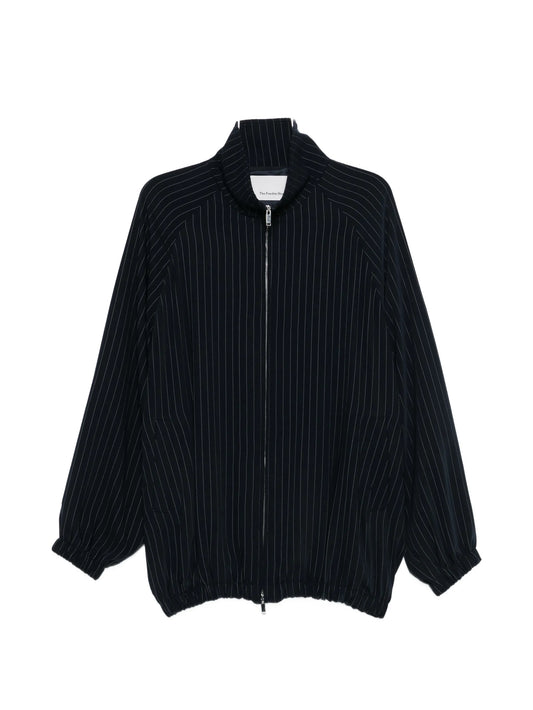 Baxter pinstripe zip jacket