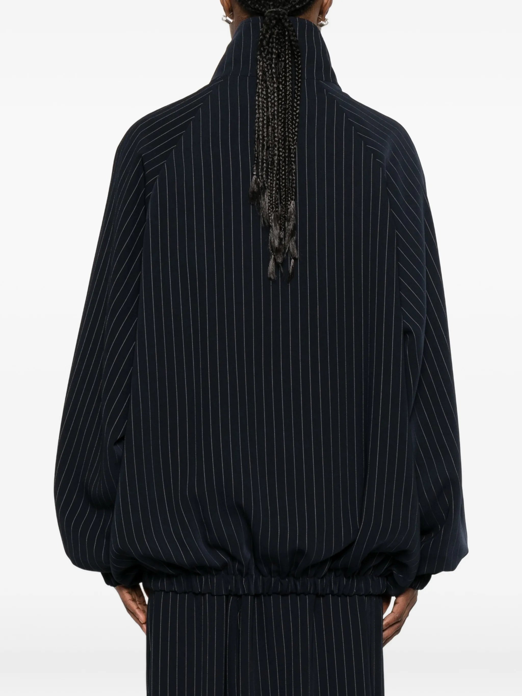 Baxter pinstripe zip jacket